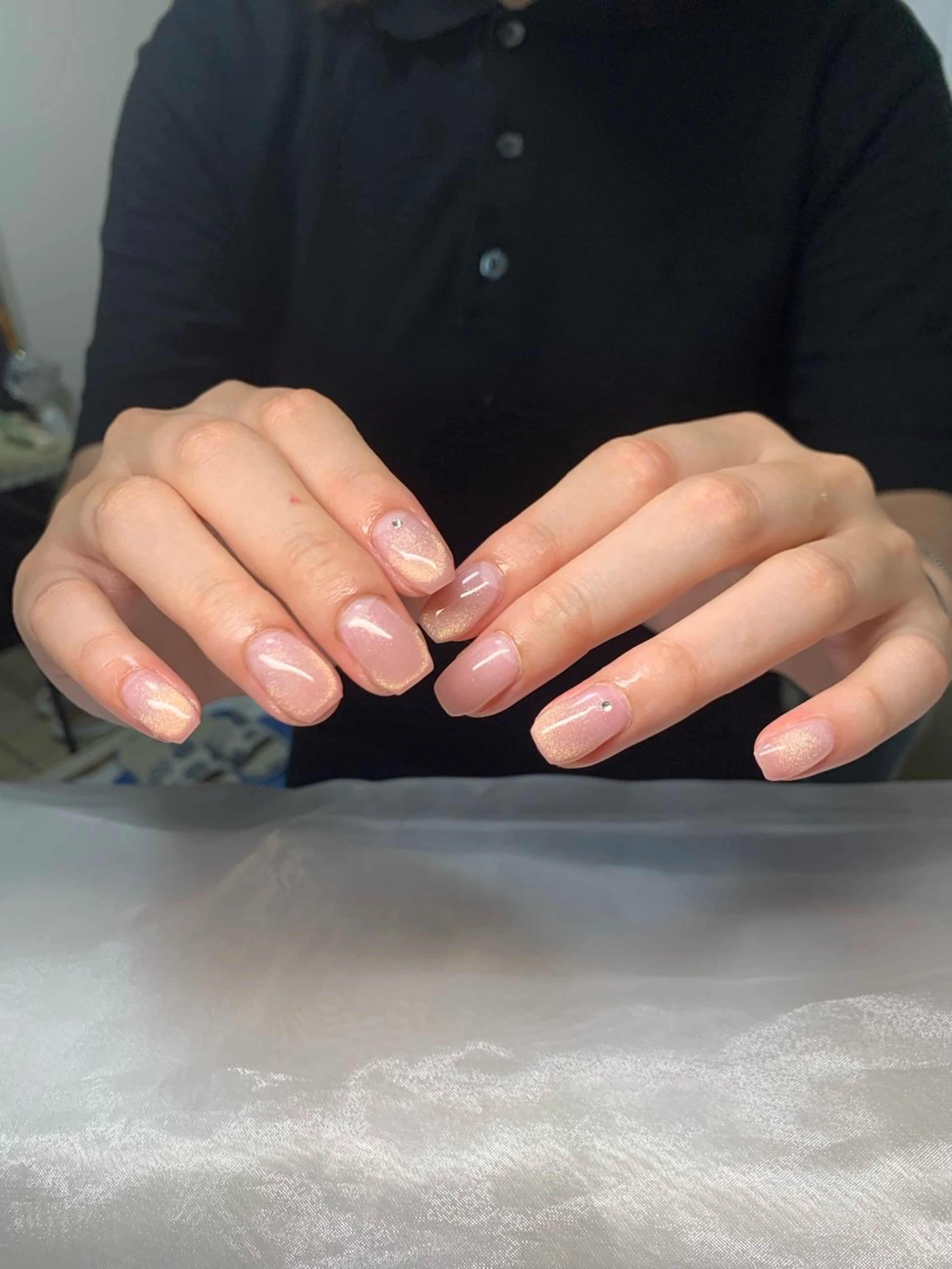 ネイル アートネイル チークネイル 長さ出し フットネイル フレンチネイル Lily nails studio所属・Lily nails studioのネイルデザイン