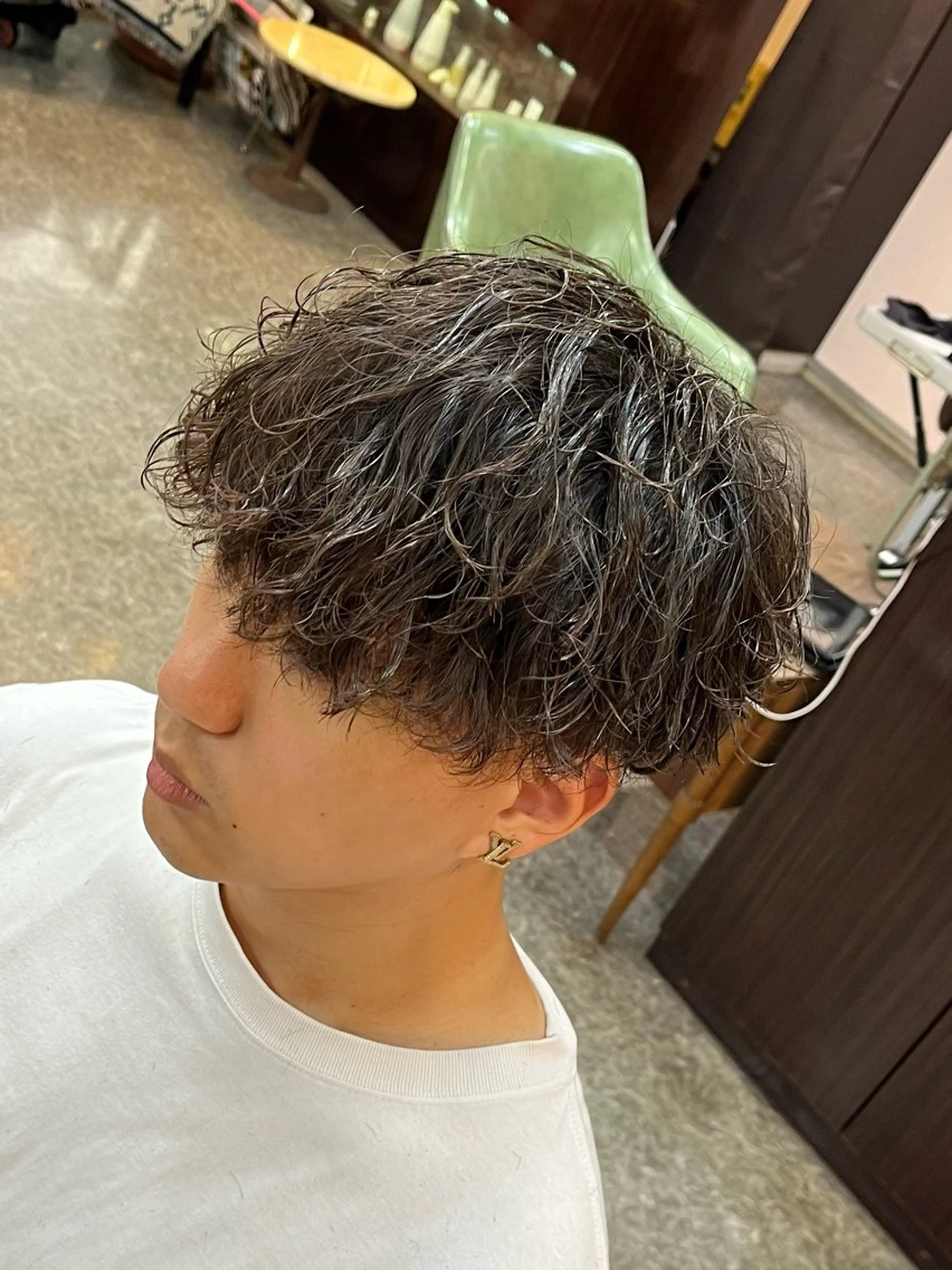 ミディアム パーマ CuMARi所属・men's専門歴８年 ✨パーマ特化⭕️のヘアスタイル