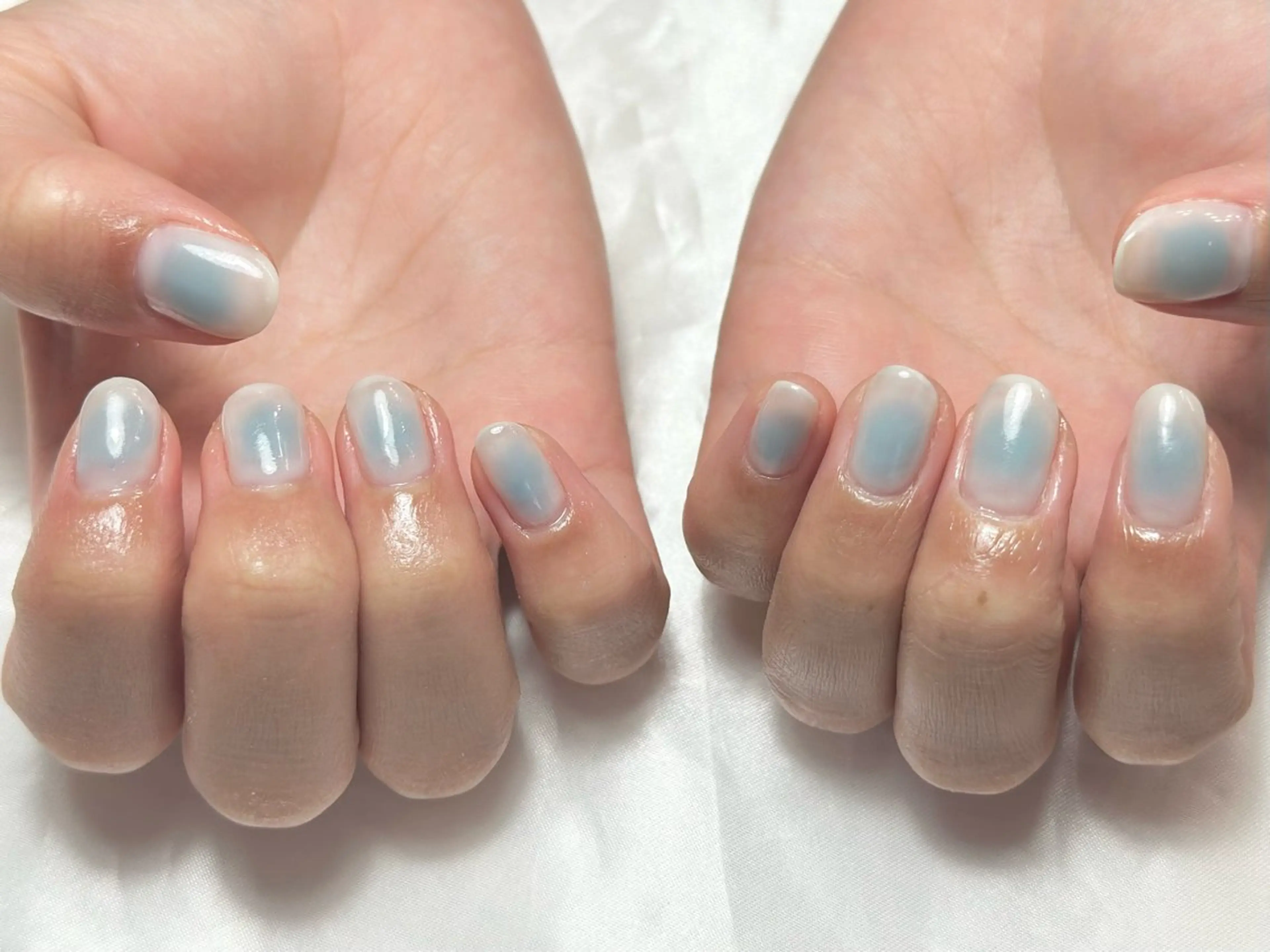 ネイル チークネイル 【パラジェル・フィルイン】Nailsalon　Merci東中野所属・Merci shigaのネイルデザイン