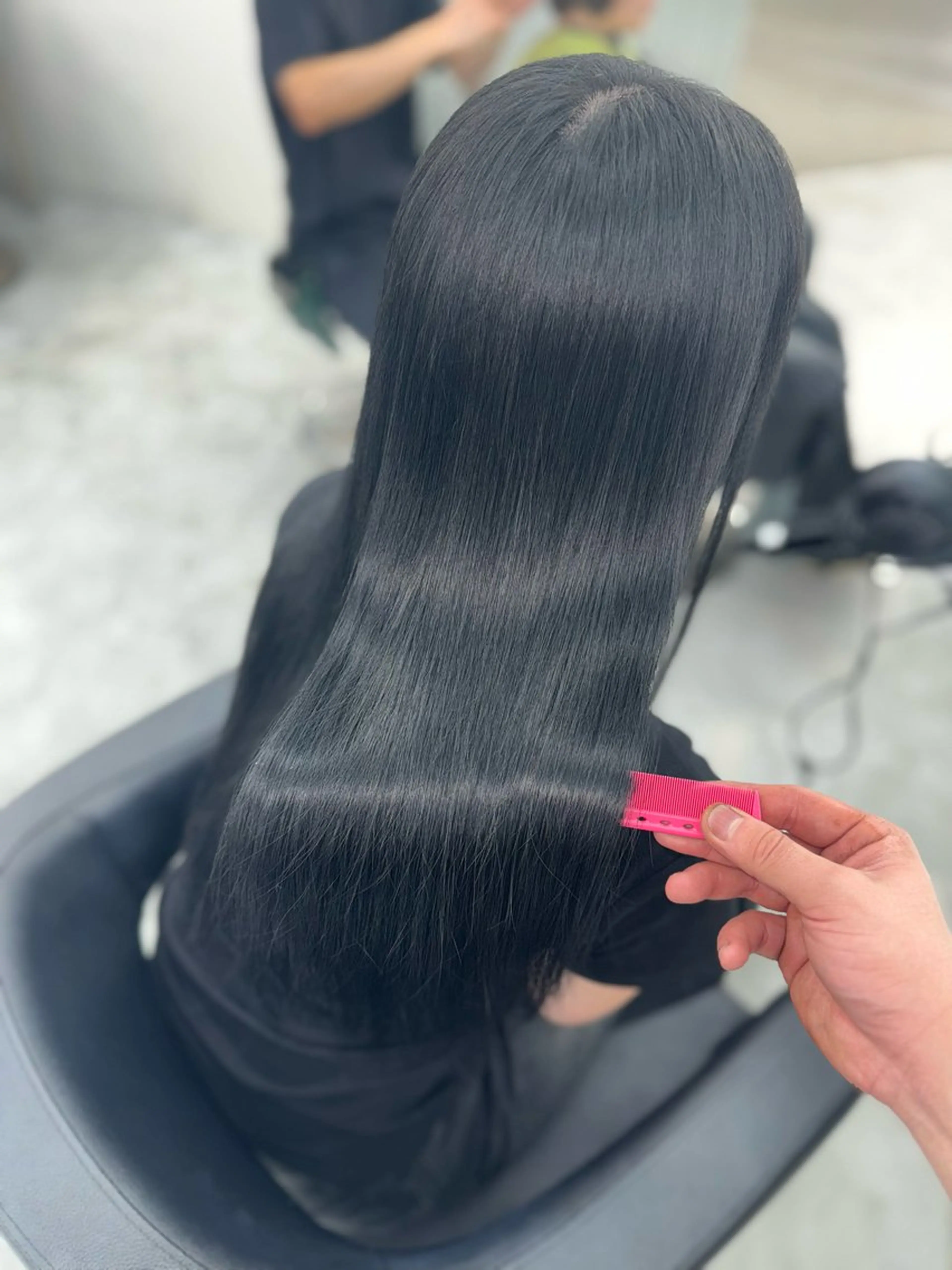 ロング カラー ヘアアレンジ ヘアカラー トリートメント ヘッドスパ ブリーチありなし🏹 淡色ヘア🤎藍斗のヘアスタイル