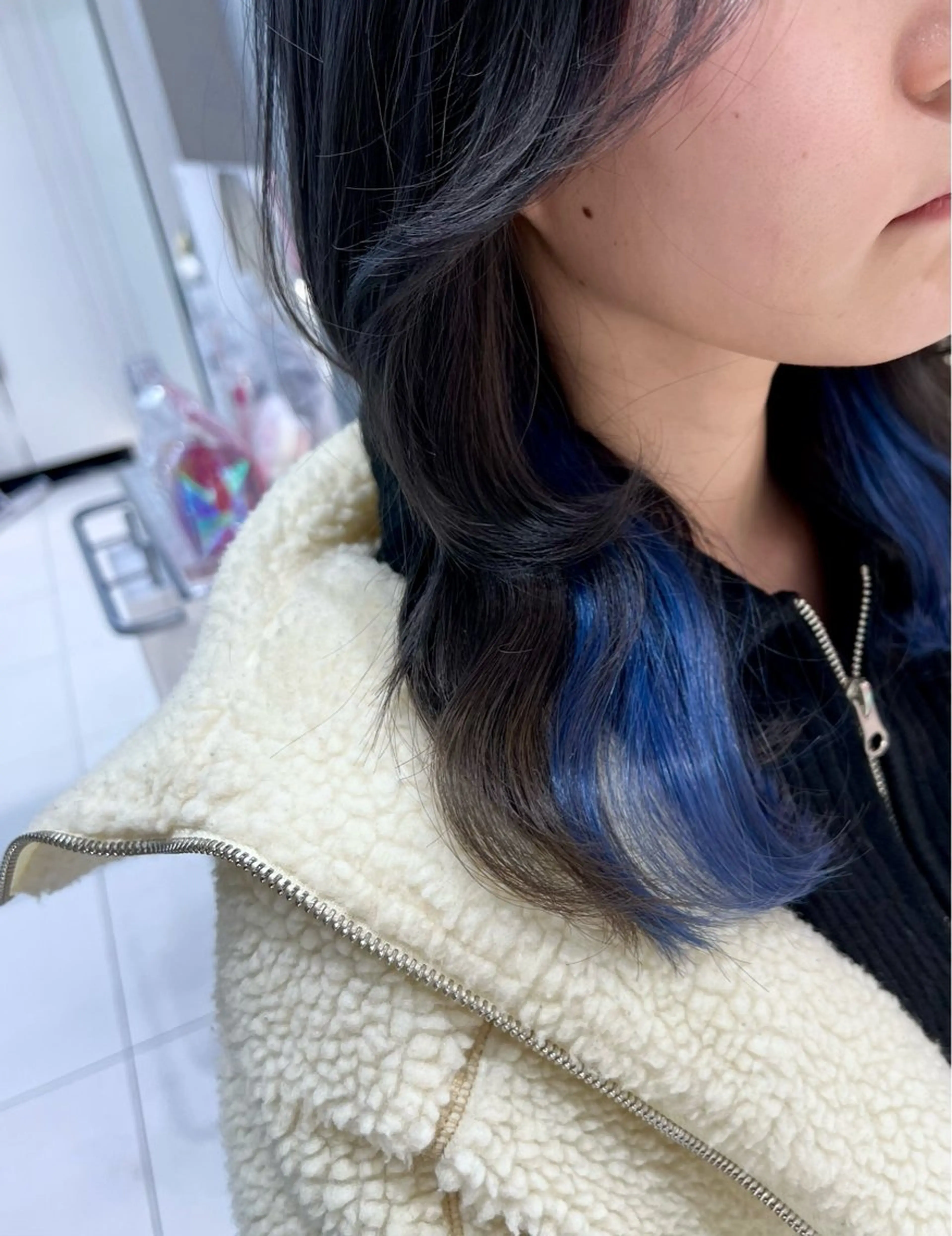 ロング カラー カット エクステ 🌈 YUUNA🌈のヘアスタイル