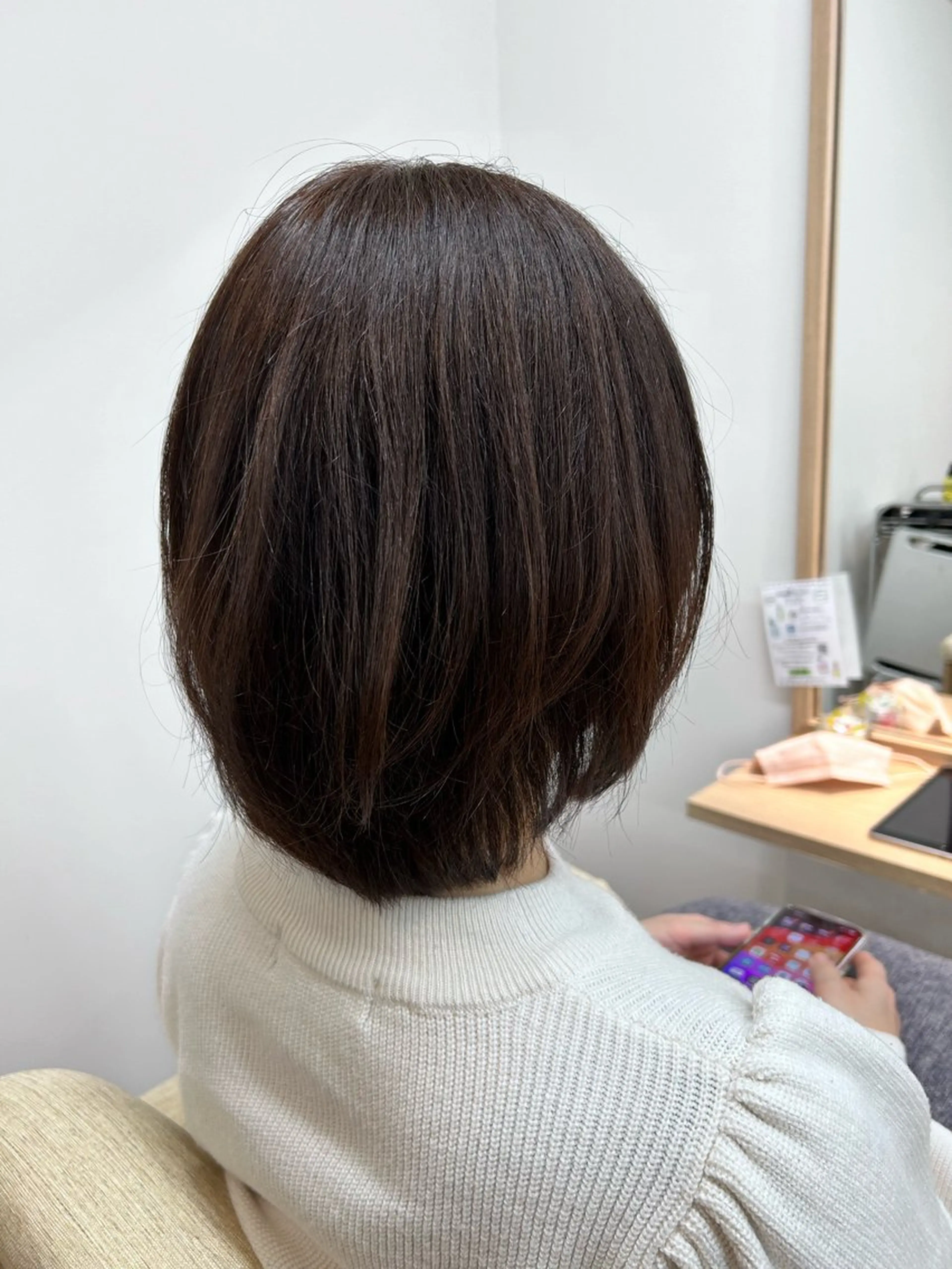 ミディアム レイヤーカット タカムラ ミイユのヘアスタイル
