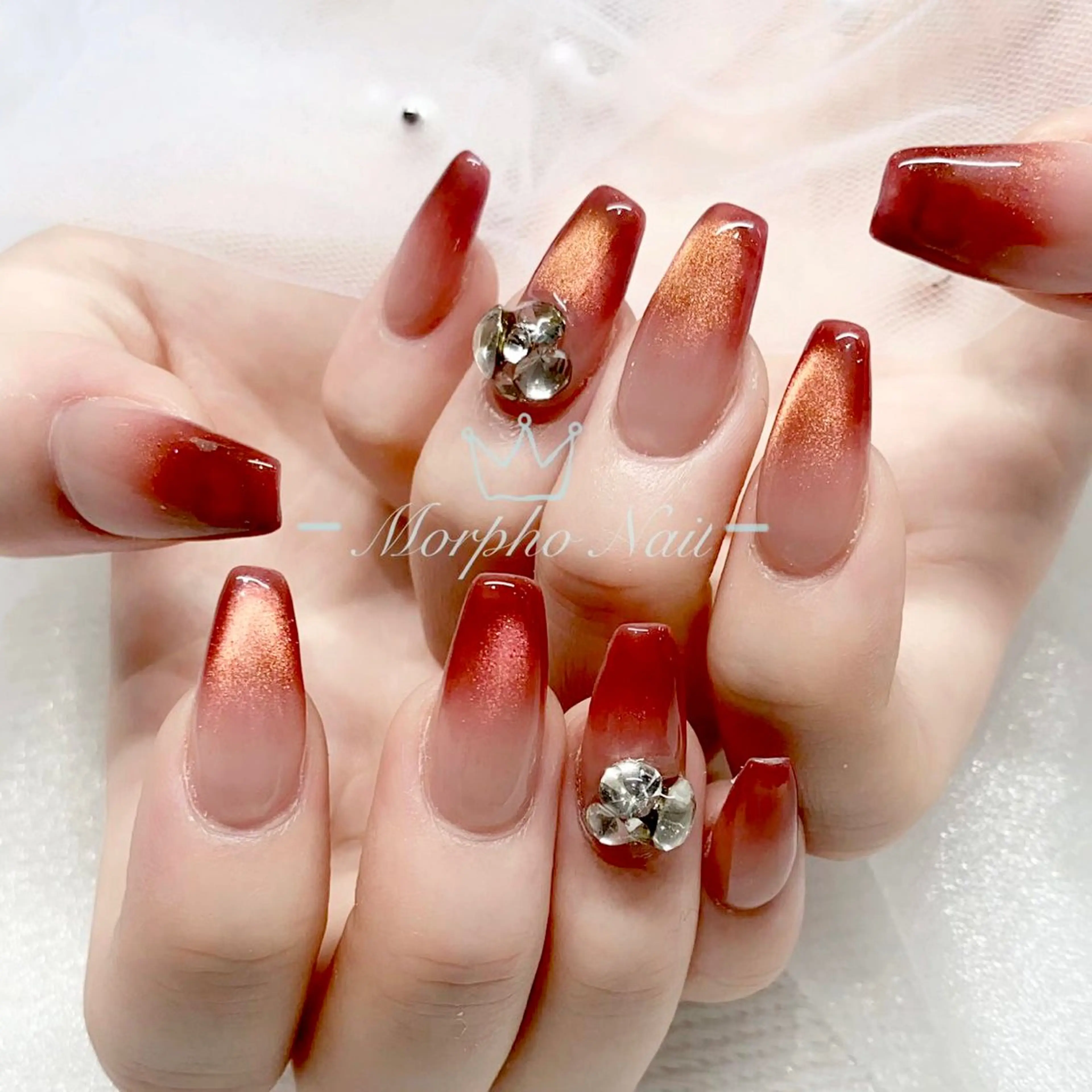ネイル ハンドネイル フットネイル Morpho nailのネイルデザイン