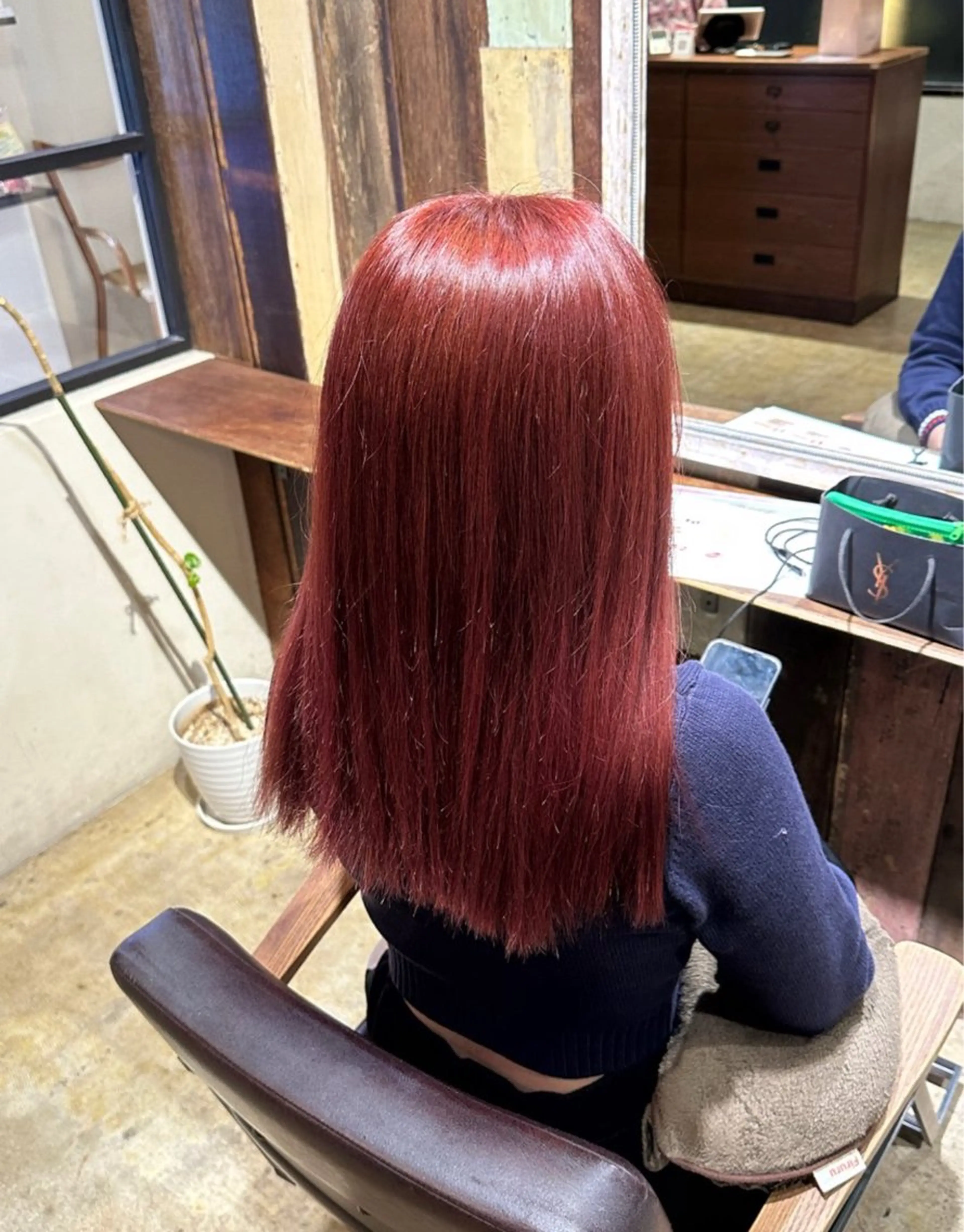 ロング 7Velvet所属・あゆみ︎︎✮／ 暖色カラーのヘアスタイル