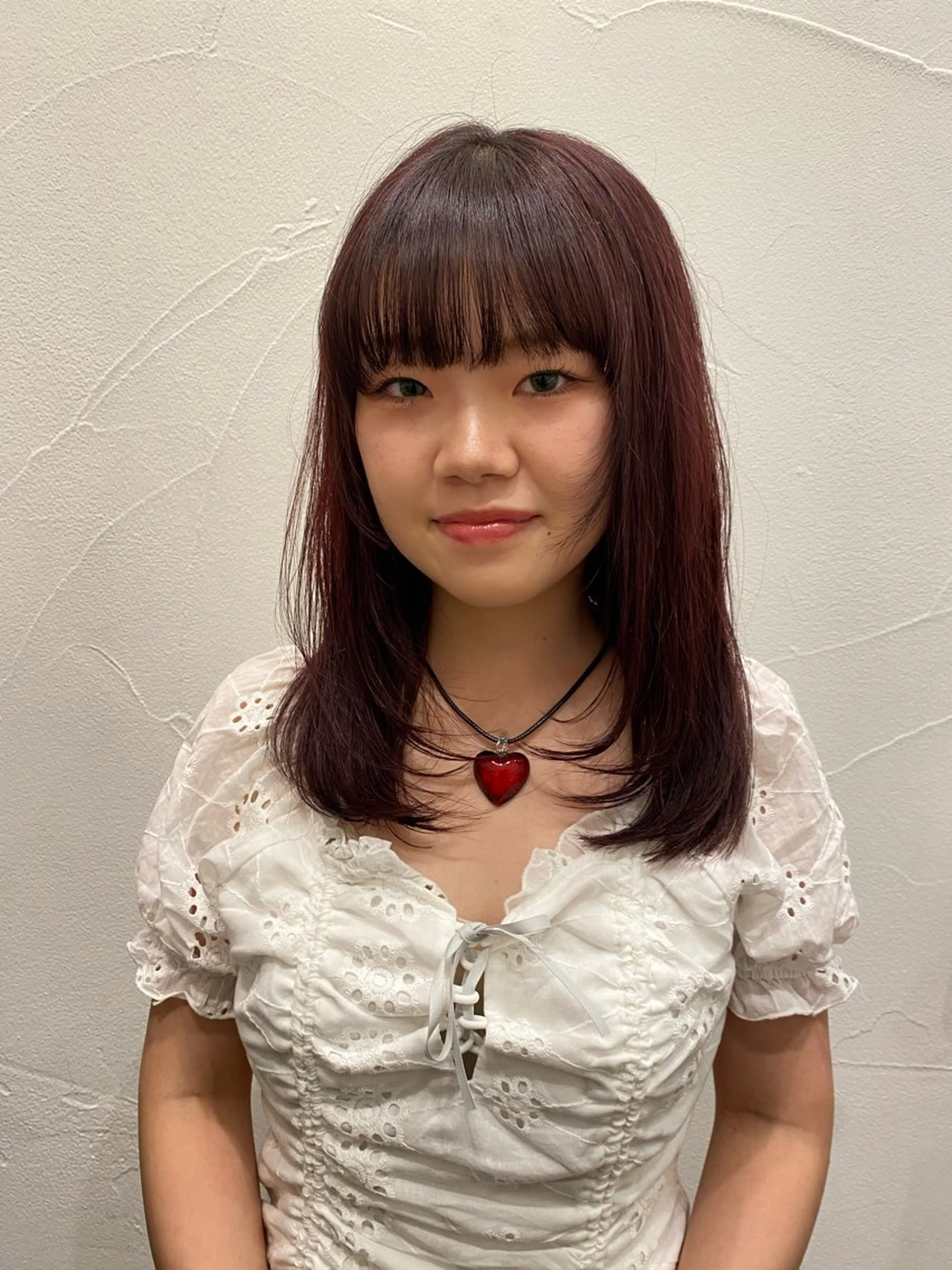 セミロング カラー Ash中目黒店 榊間茜のヘアスタイル