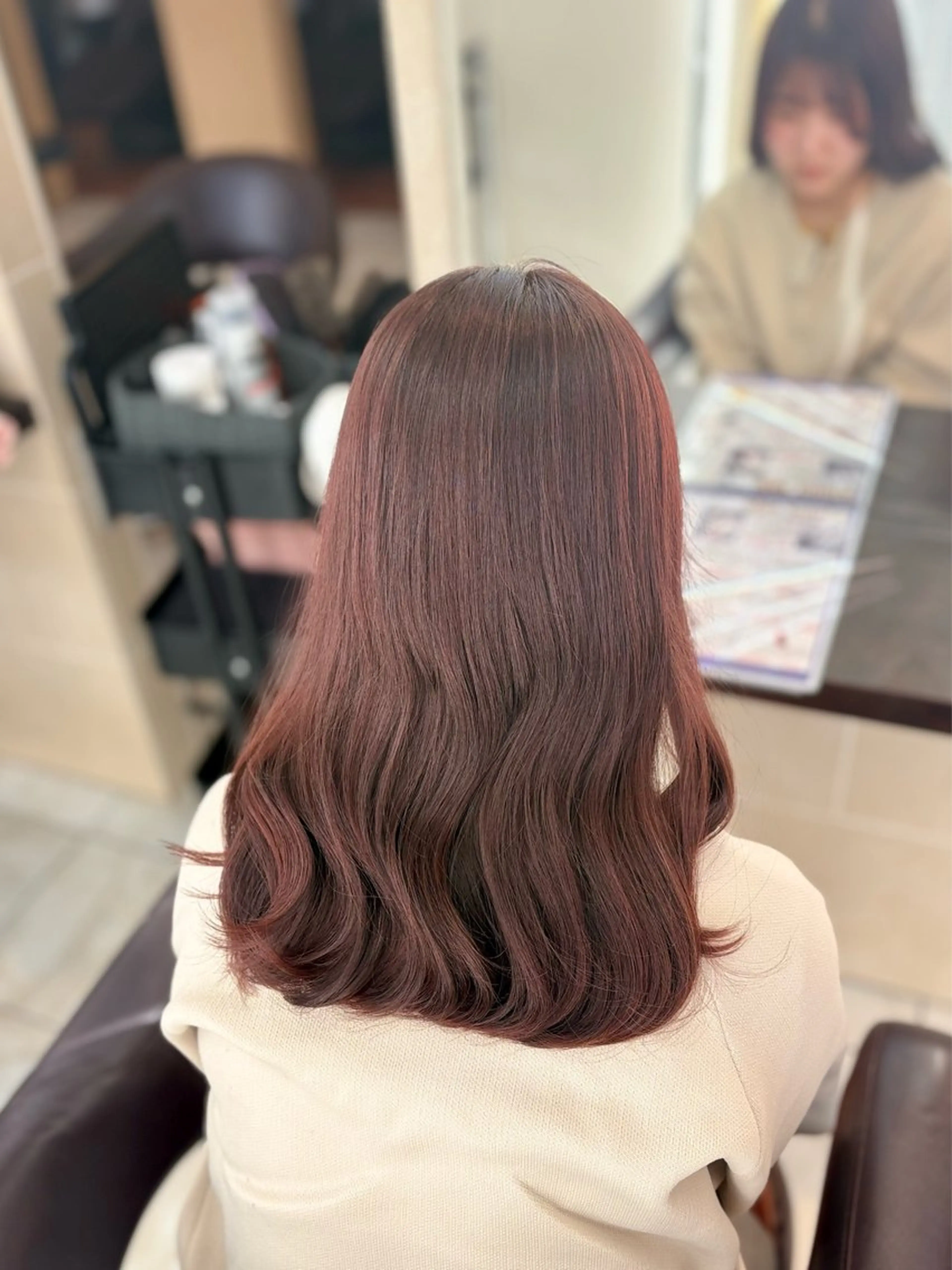 ロング カラー カット ヘアカラー 🎀透明感カラー 🐈ナズナのヘアスタイル