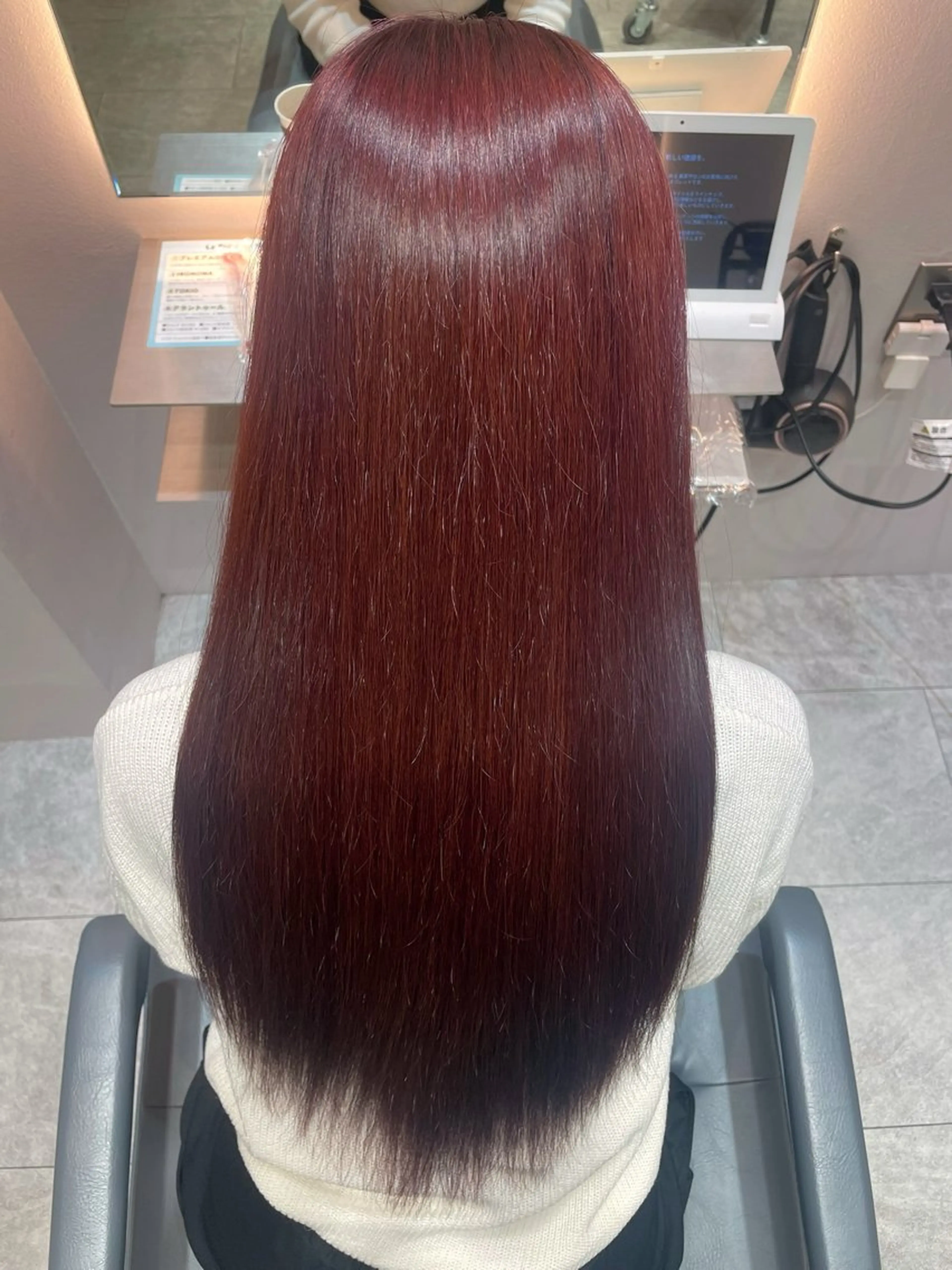 カラー La fith hair fonte 松山銀天街店所属・c h i h i r oのヘアスタイル