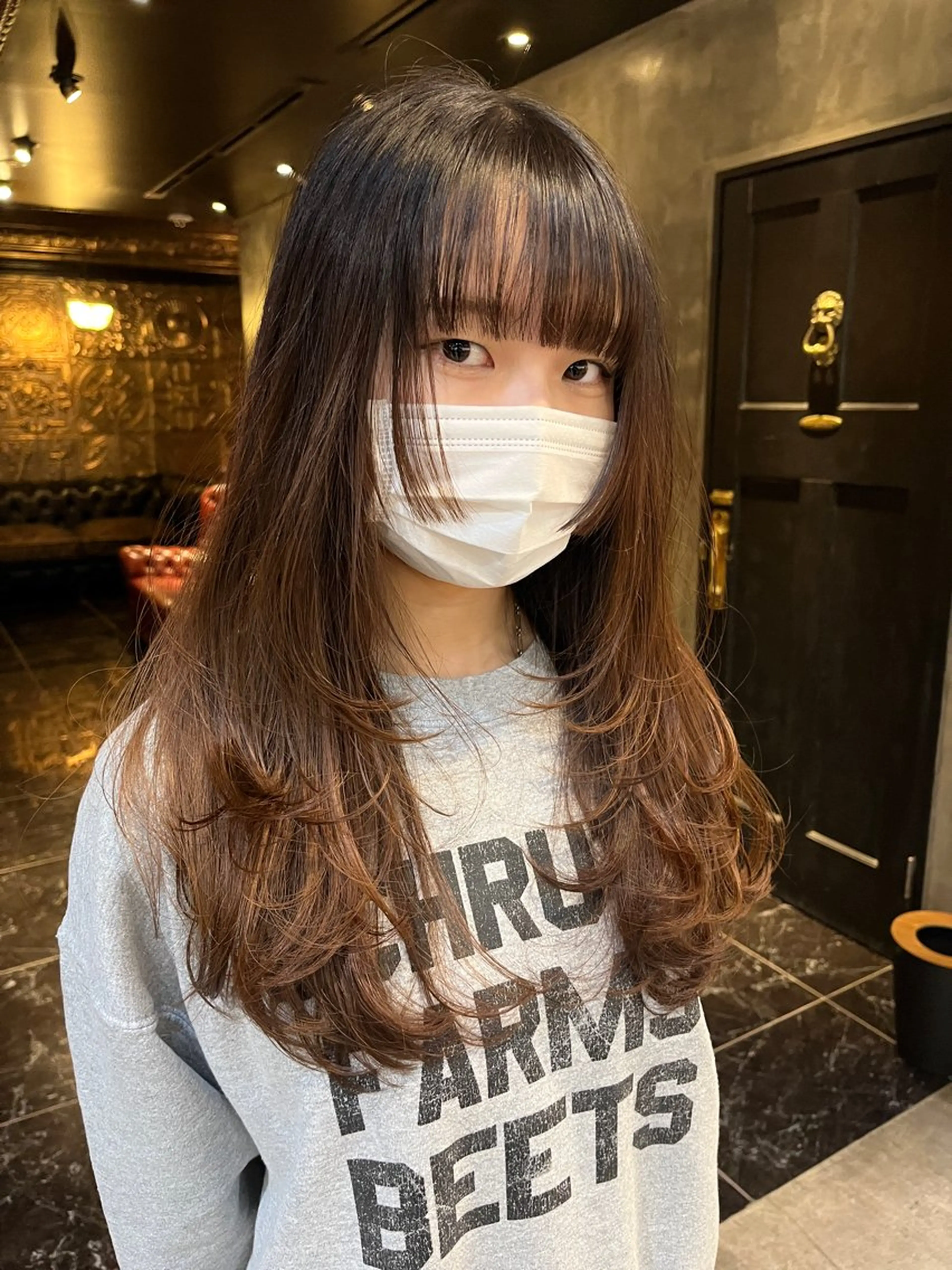 ロング カット ヘアカラー トリートメント 【当日OK◉】レ イヤー/透明感カラーのヘアスタイル