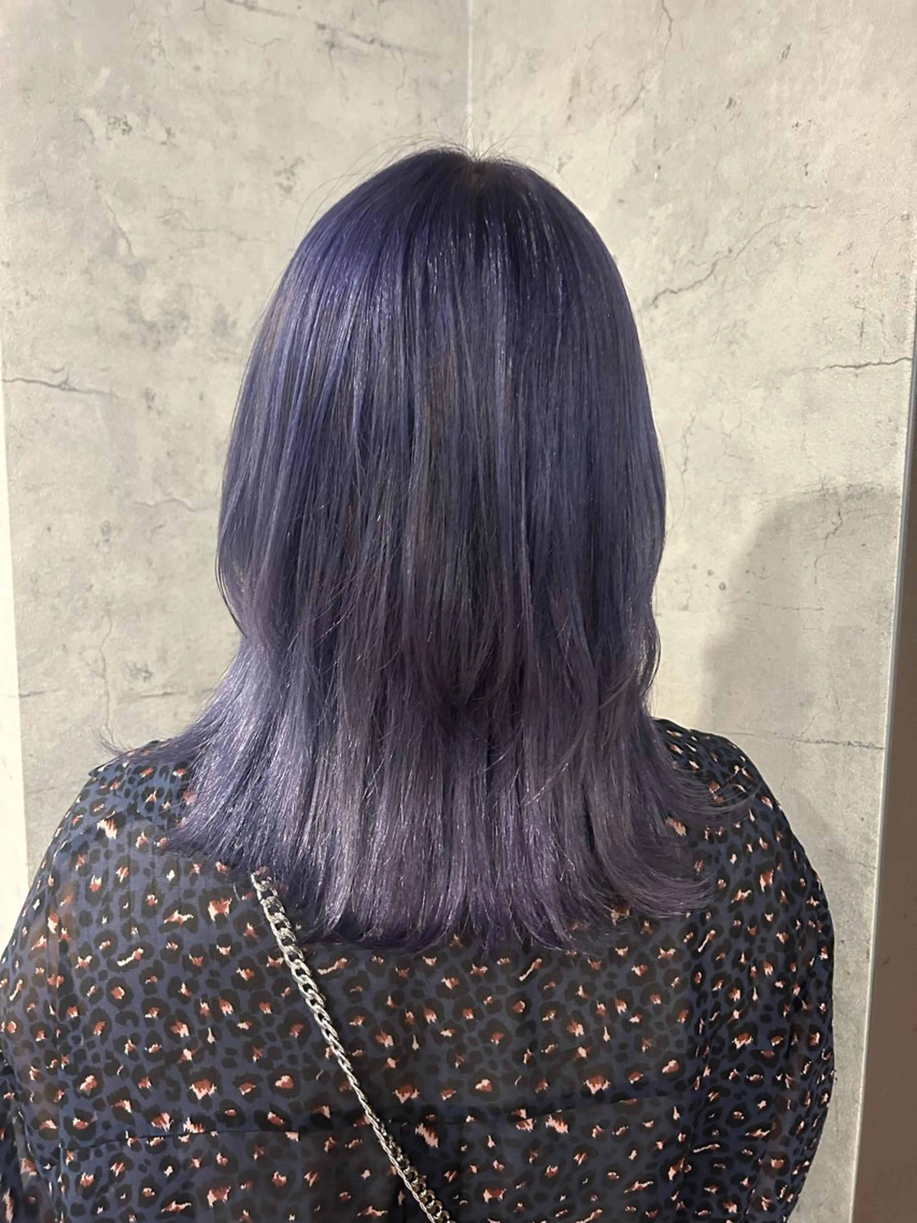 ミディアム カラー ラベンダーカラー ウルフカット カット ヘアカラー トリートメント パーソナルカラー 診断🍀マリンのヘアスタイル