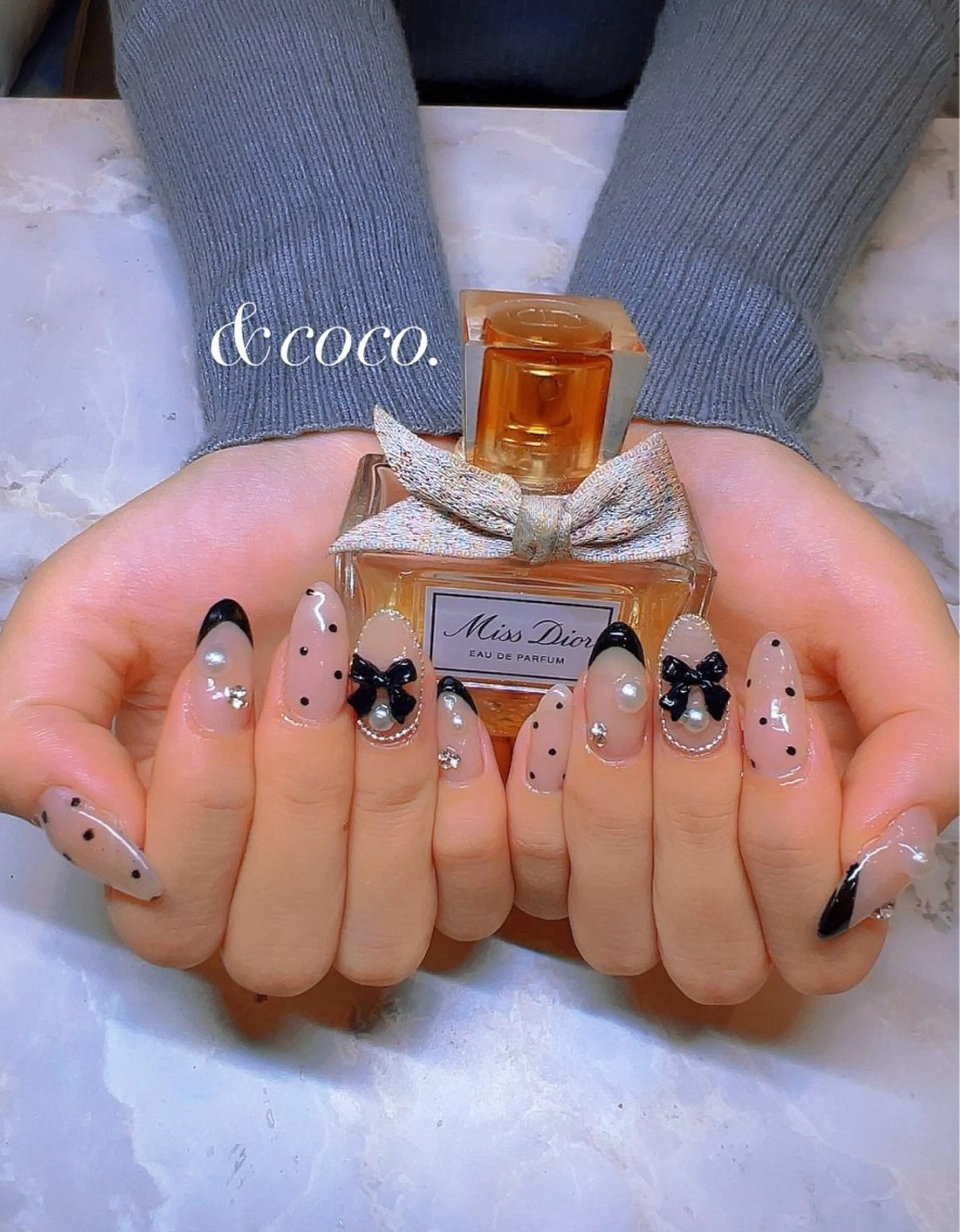 ネイル ガーリー ハンドネイル ＆coco.所属・＆ coco.のネイルデザイン