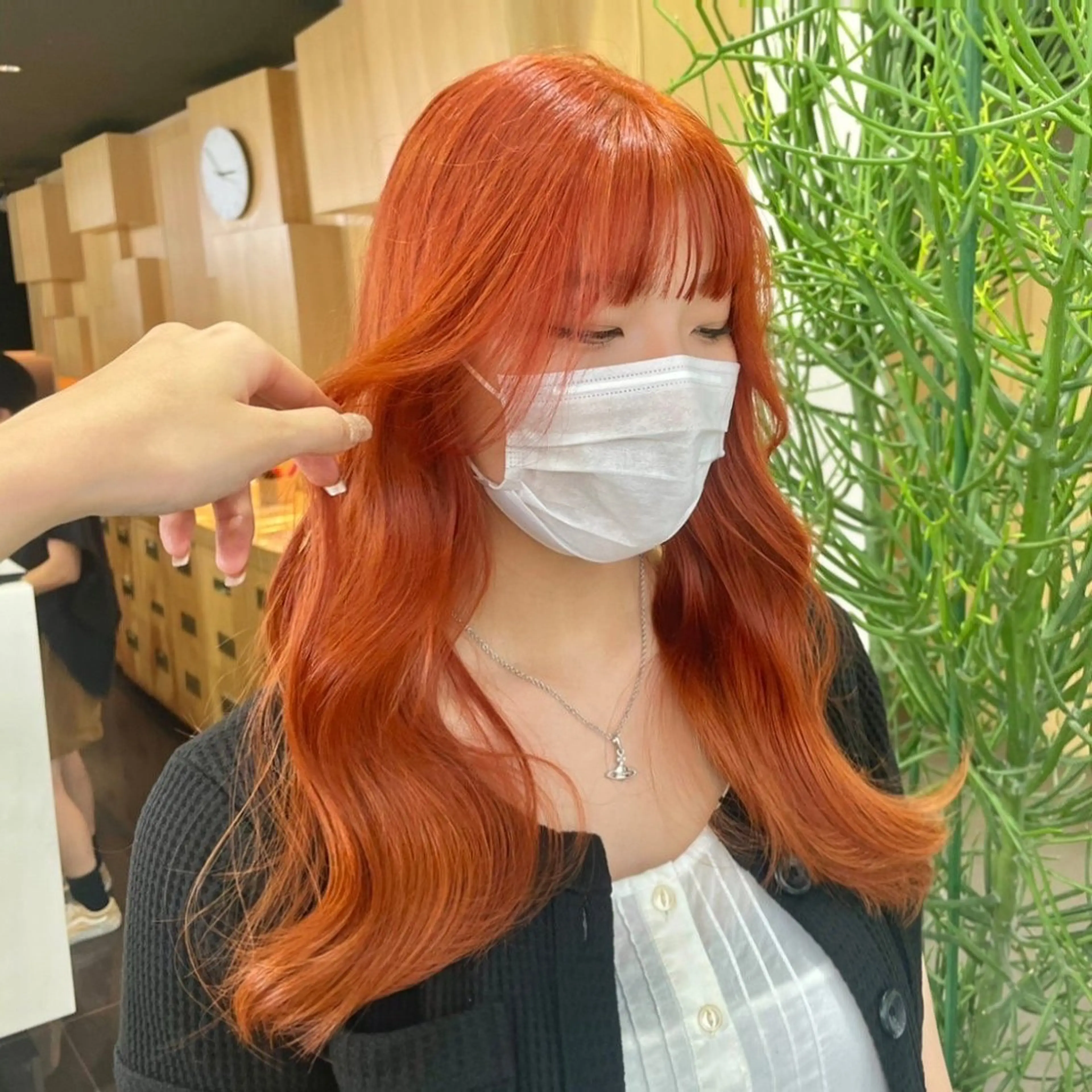 セミロング カラー ヘアカラー カラー/ストレート/ 艶髪 🎀おぐりンのヘアスタイル