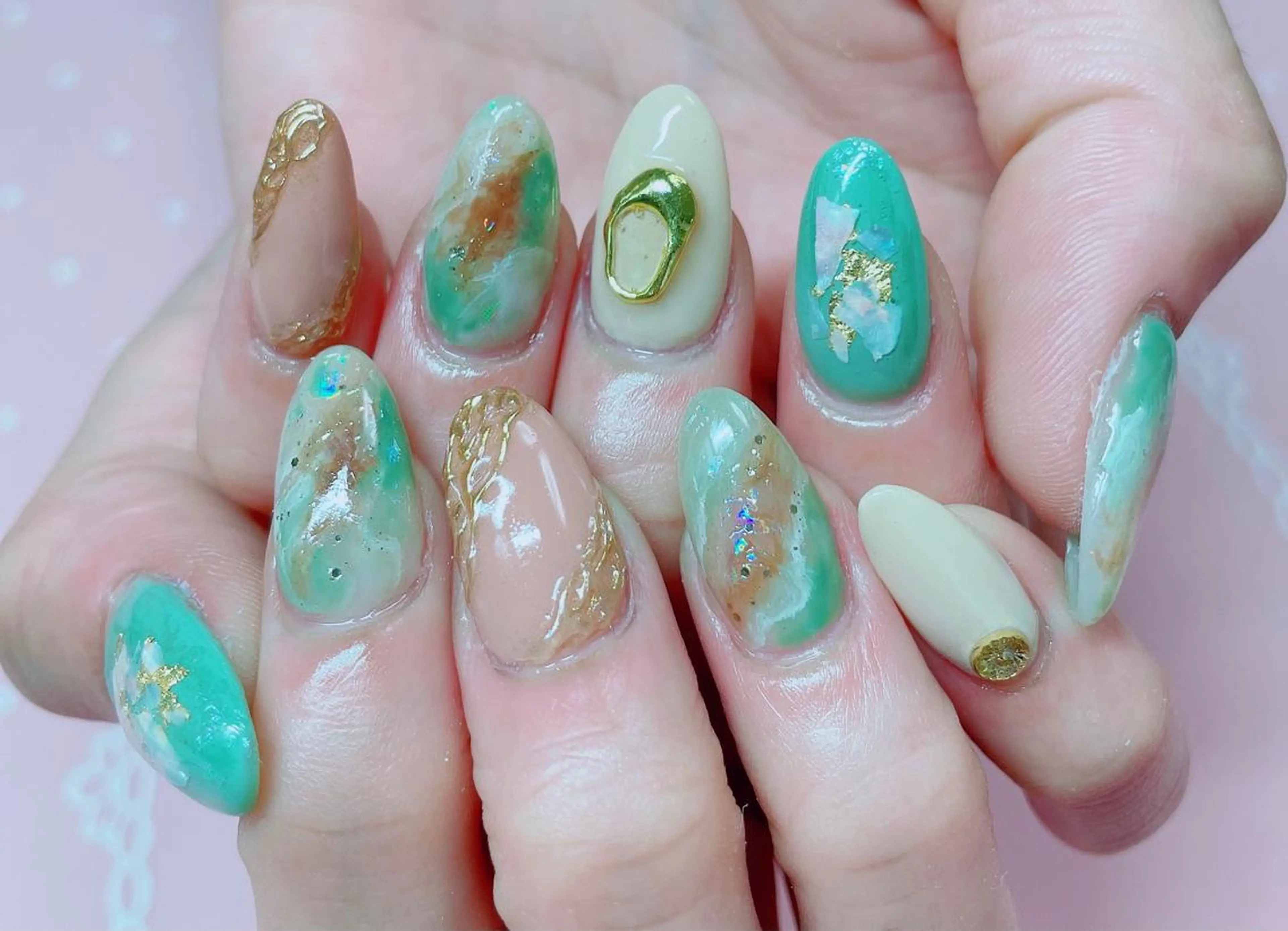 ネイル スカルプネイル Sunnynail  サニーのネイルデザイン