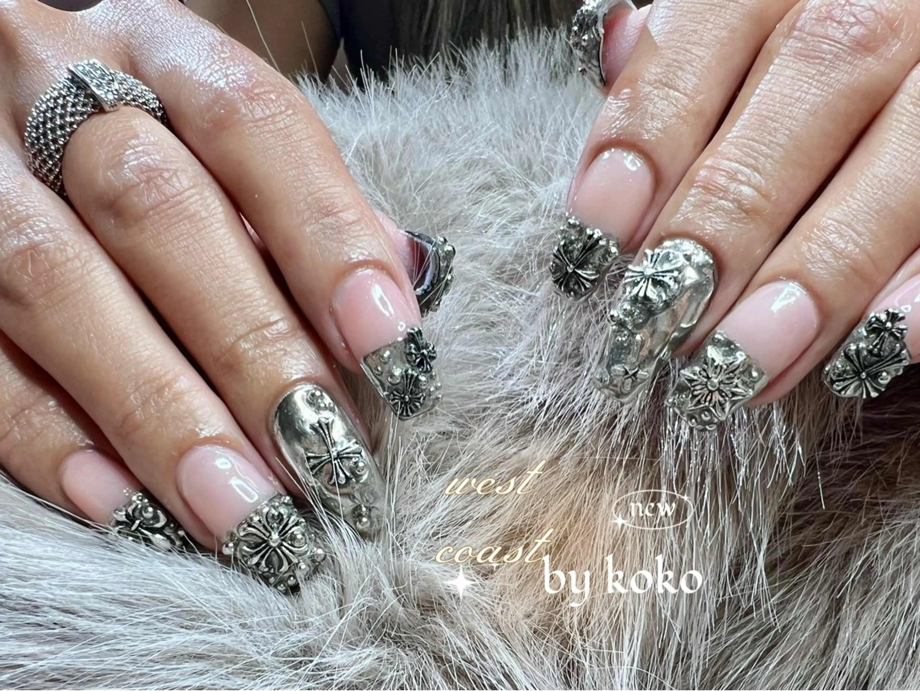 ネイル 成人式 フラッシュネイル マグネットネイル メンズネイル ワンカラーネイル ハンドネイル west coast スカルプ専門店のネイルデザイン