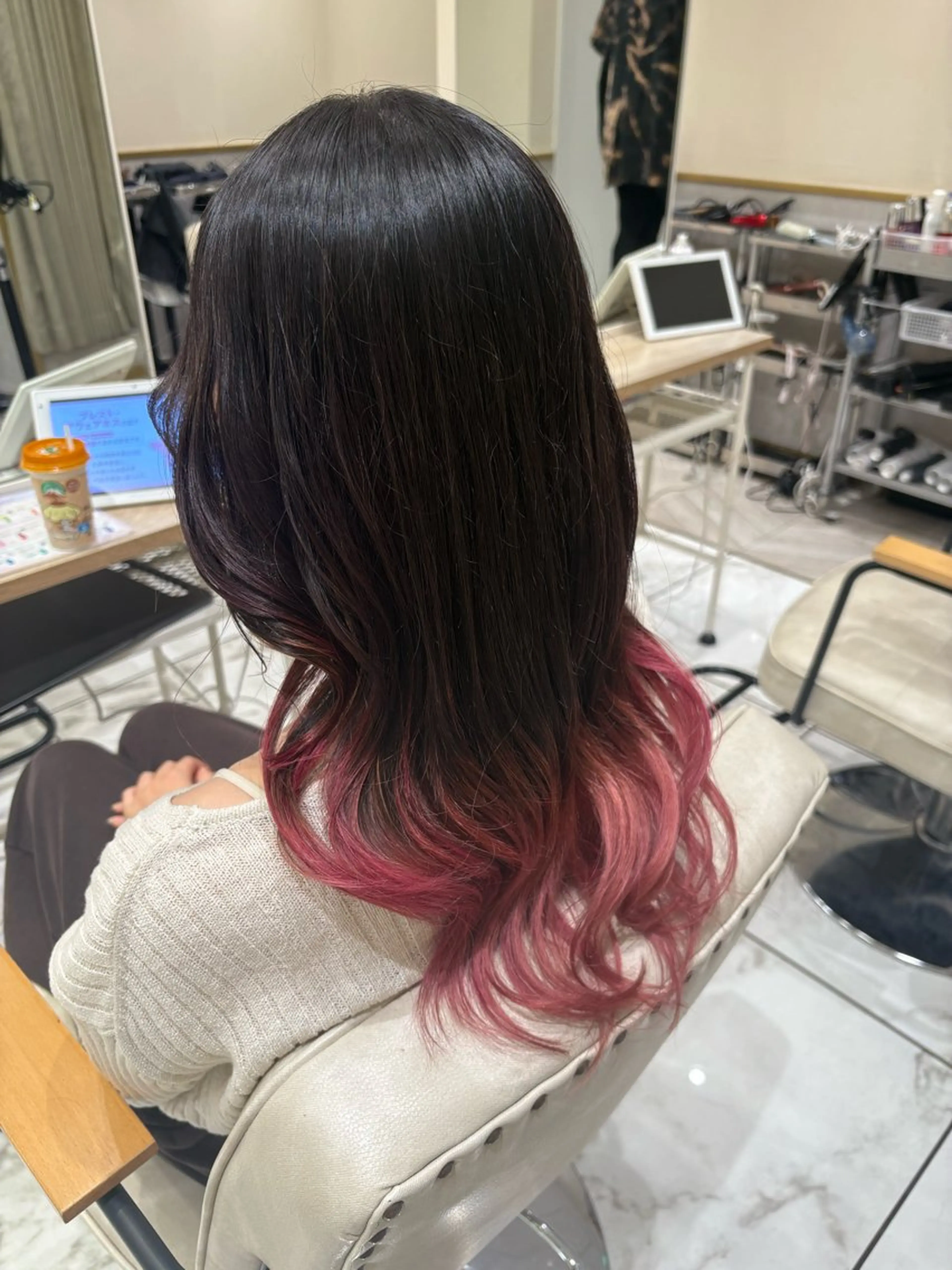 ロング カラー カット ヘアカラー 🦋sana🦋 似合わせカット✁のヘアスタイル