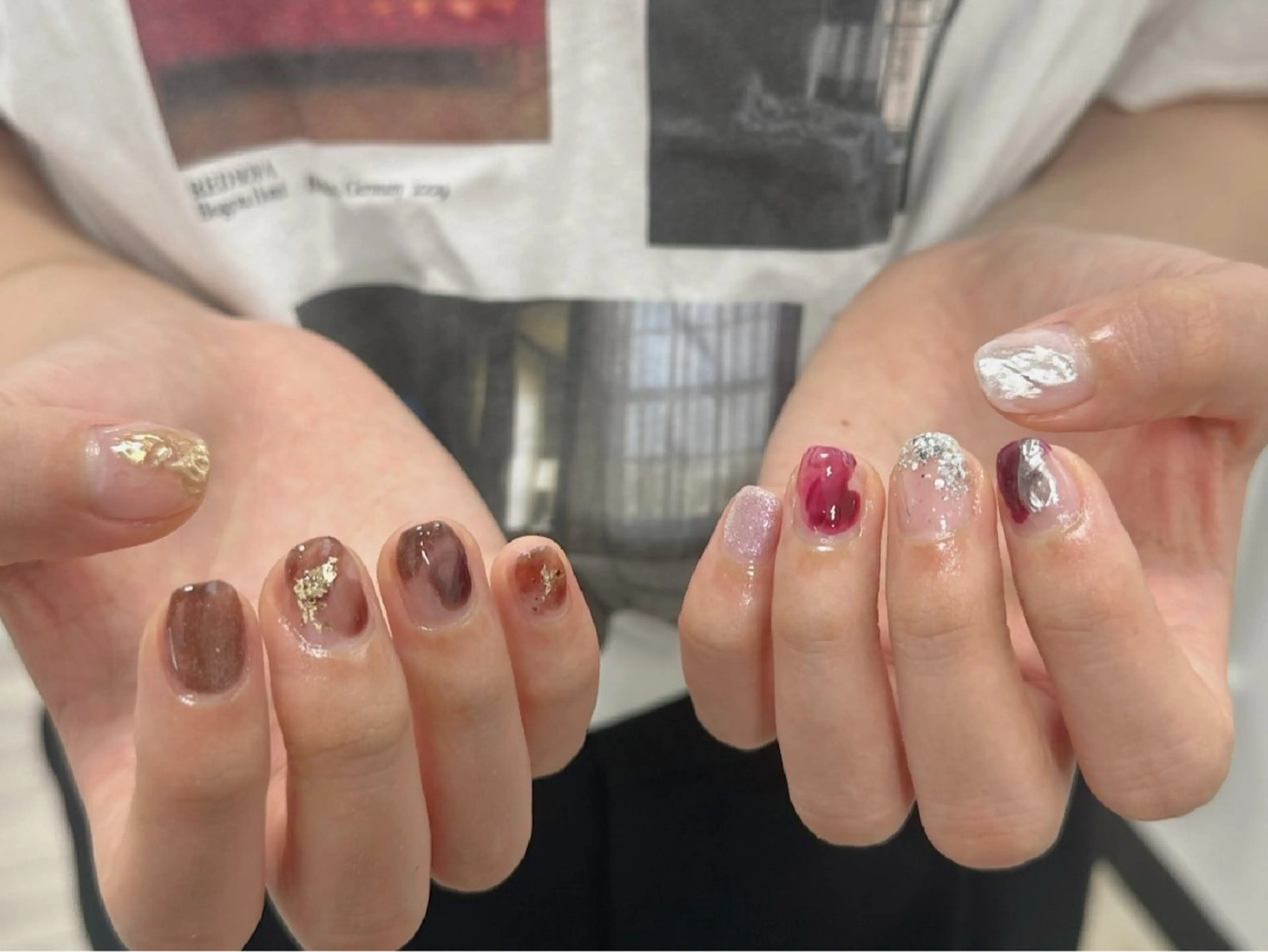 ネイル ニュアンスネイル Le Cre 🪽 Miyuki.のネイルデザイン