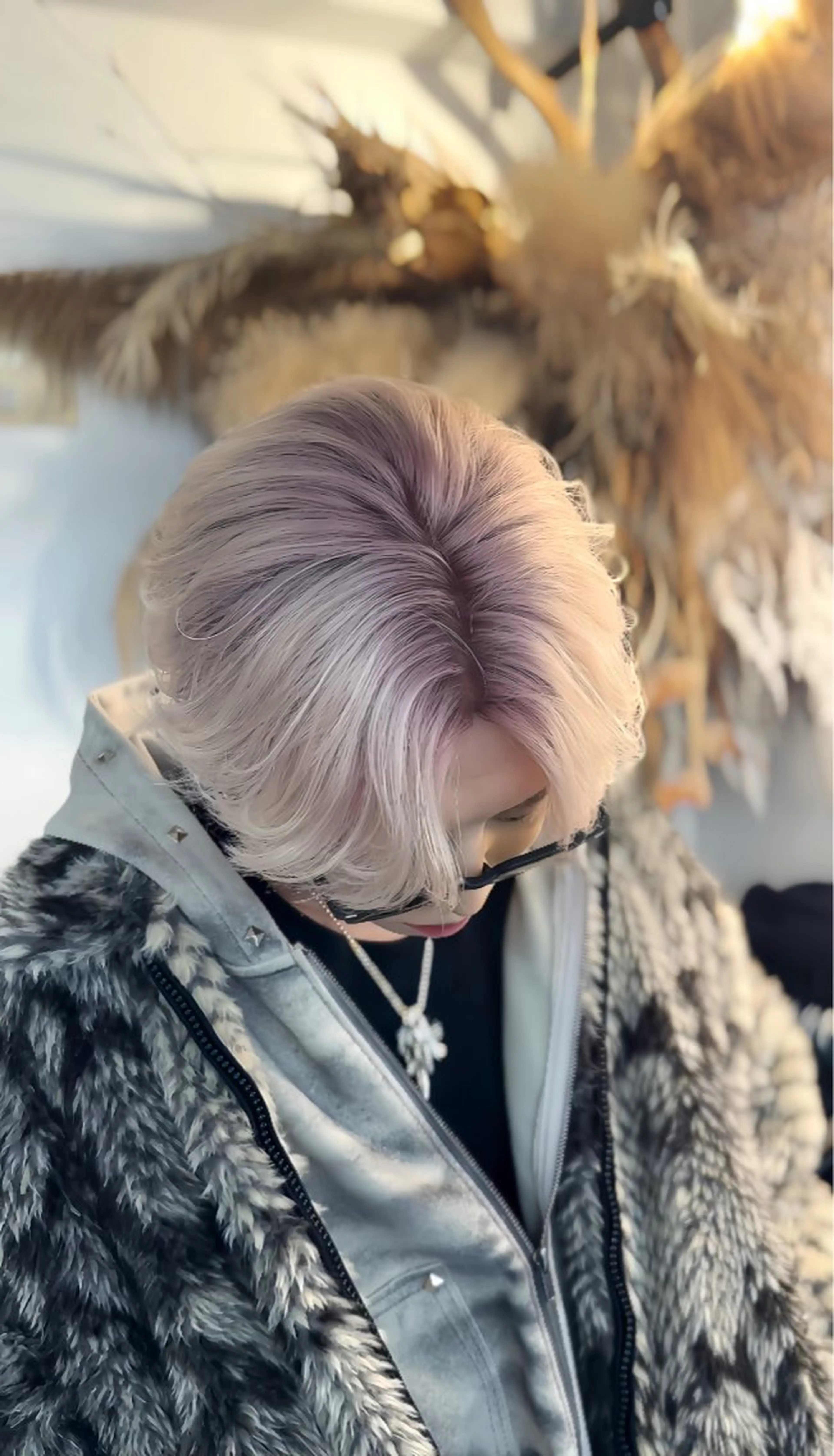 カラー ヘアカラー ハイトーン/デザイン カラーぺこのヘアスタイル