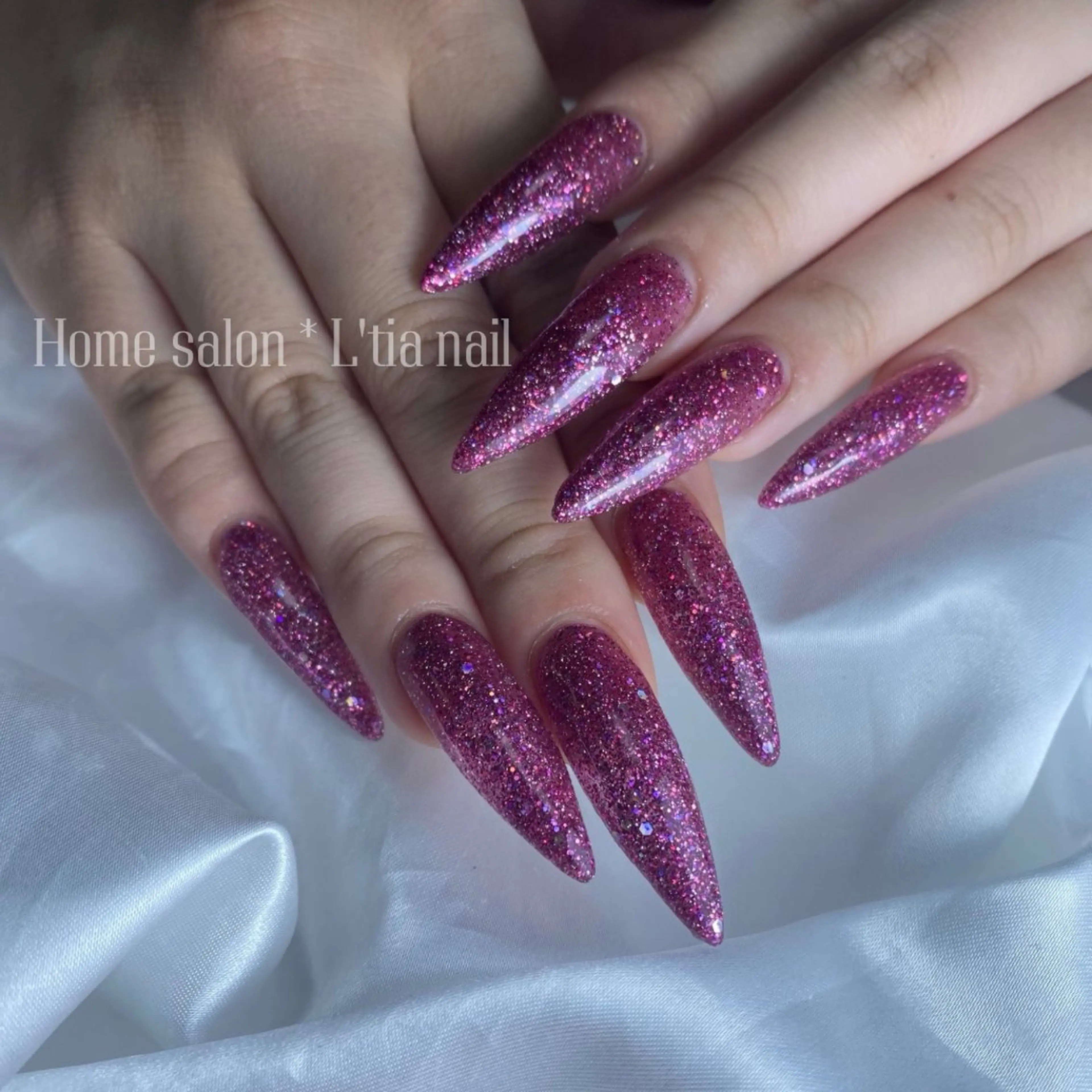 ロング L'tia nailのネイルデザイン