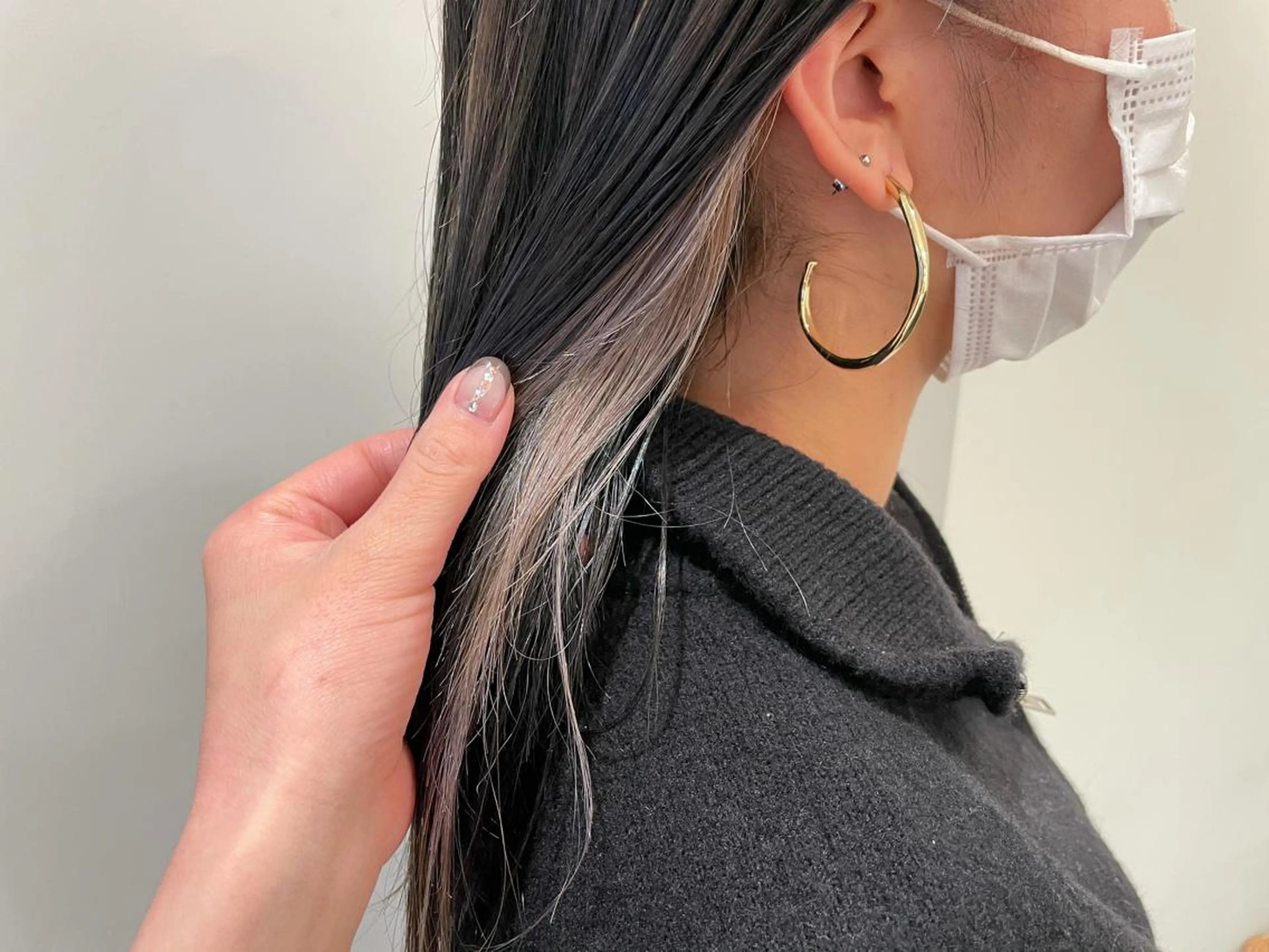 ロング アッシュ 髪質改善 トリートメント 韓国風ヘア♡ runaのヘアスタイル