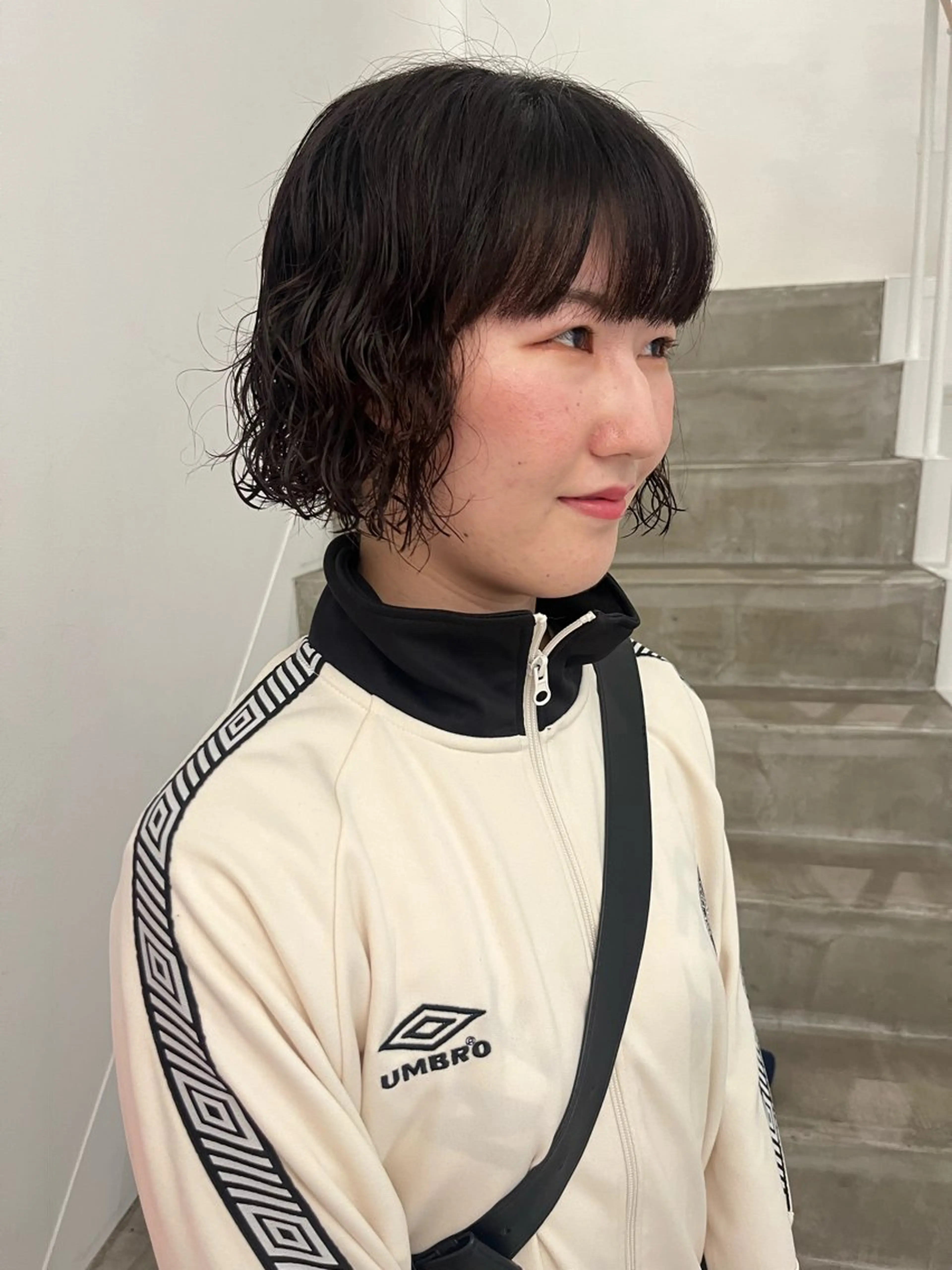 パーマ e･n･u烏丸所属・やまのうち もえのヘアスタイル