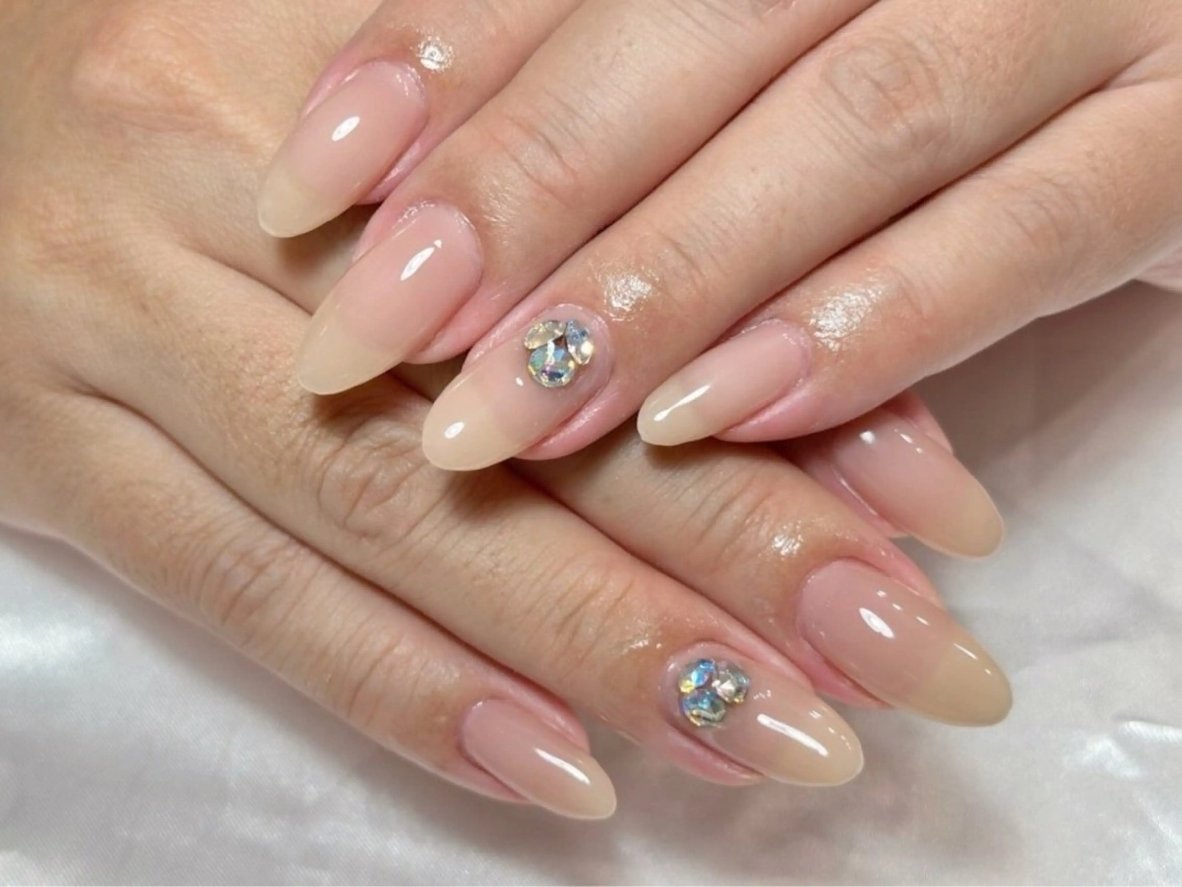 ネイル ワンカラーネイル 【パラジェル・フィルイン】Nailsalon　Merci東中野所属・Merci shigaのネイルデザイン