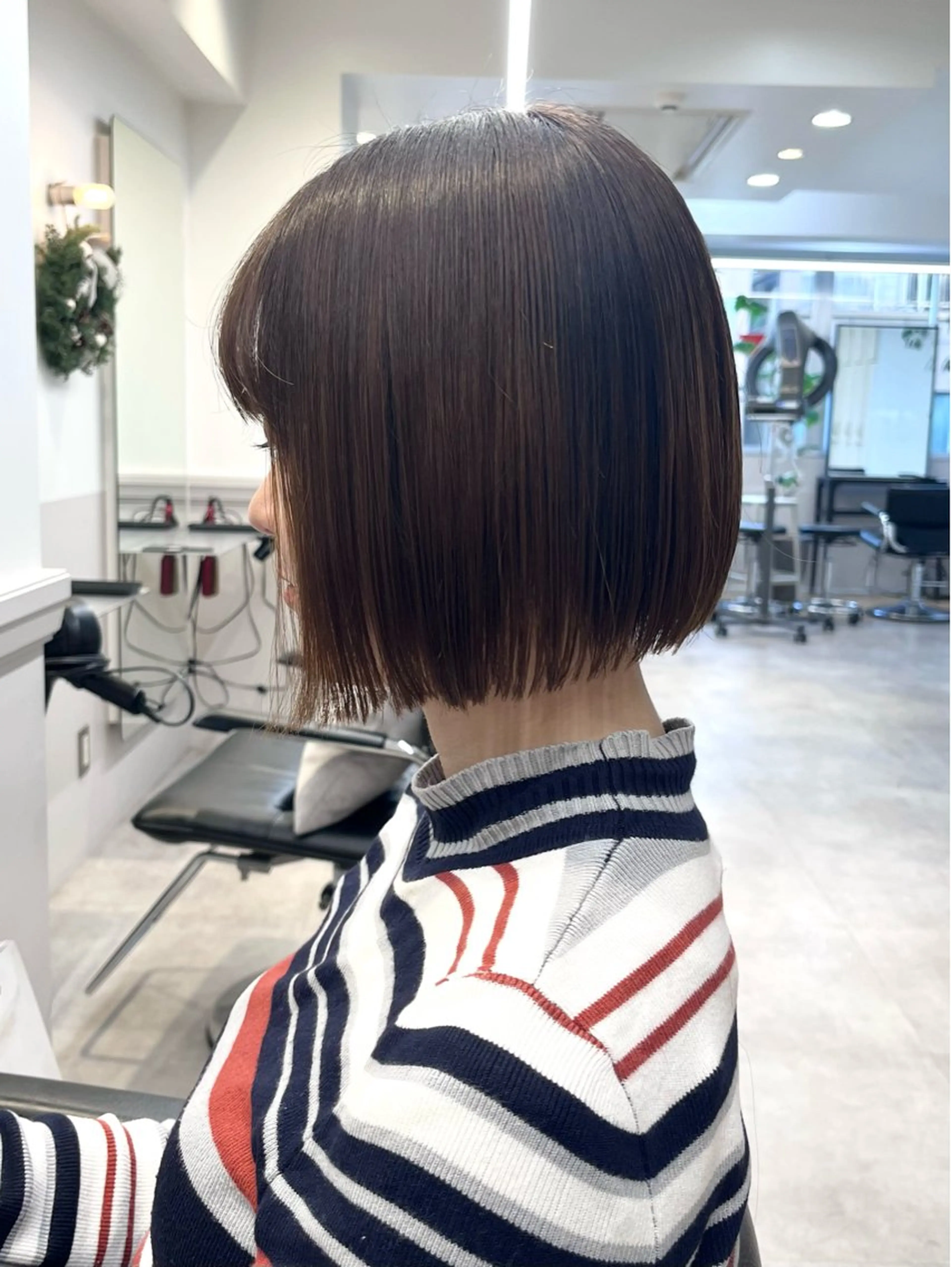 ミディアム ボブ カット ヘアカラー トリートメント マミ☁️ヘアセット/ お呼ばれヘア/浴衣のヘアスタイル