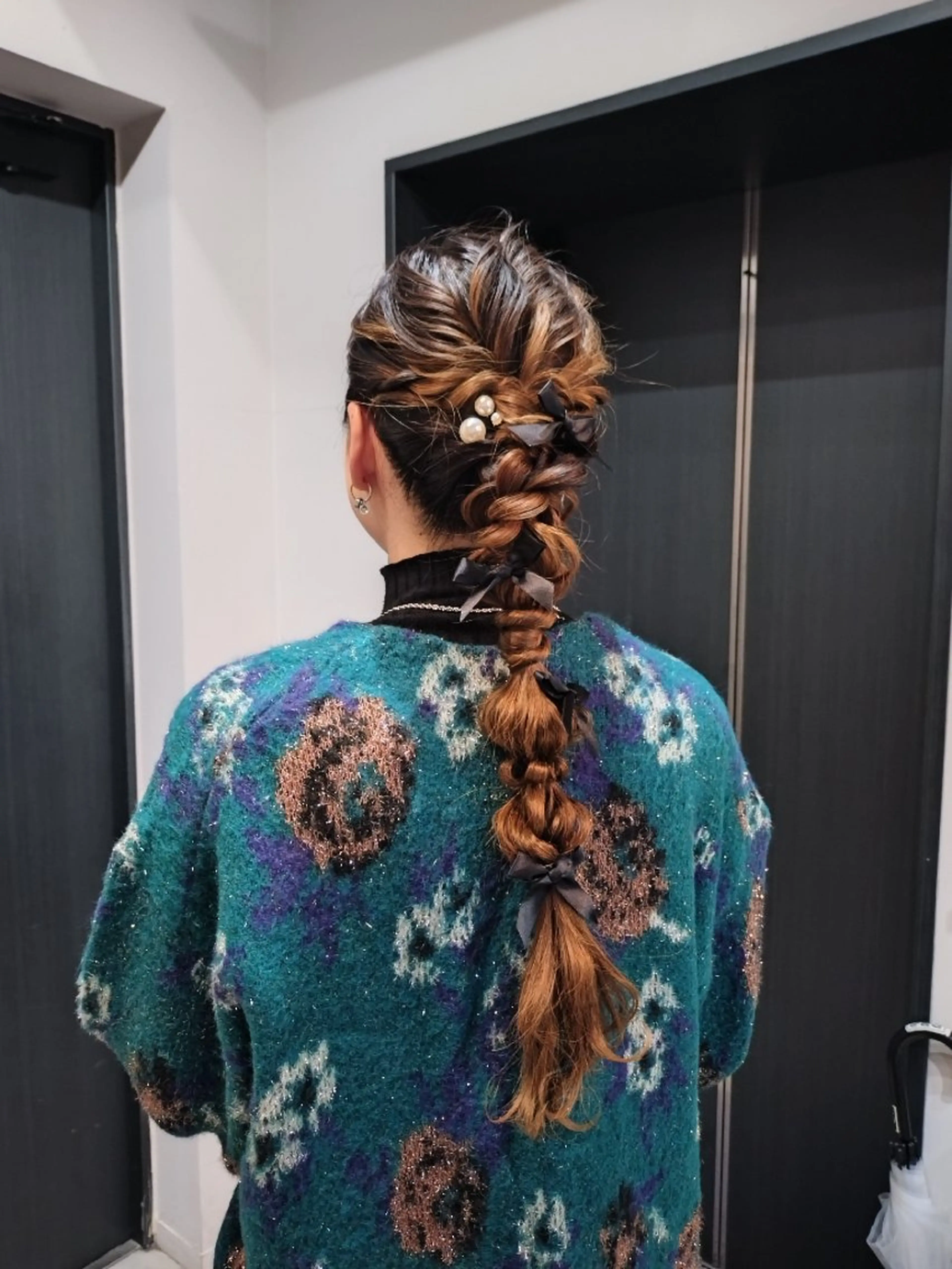 ロング ヘアアレンジ ヘアセット ヘアアレンジ/透明感 カラー/AKARIのヘアスタイル