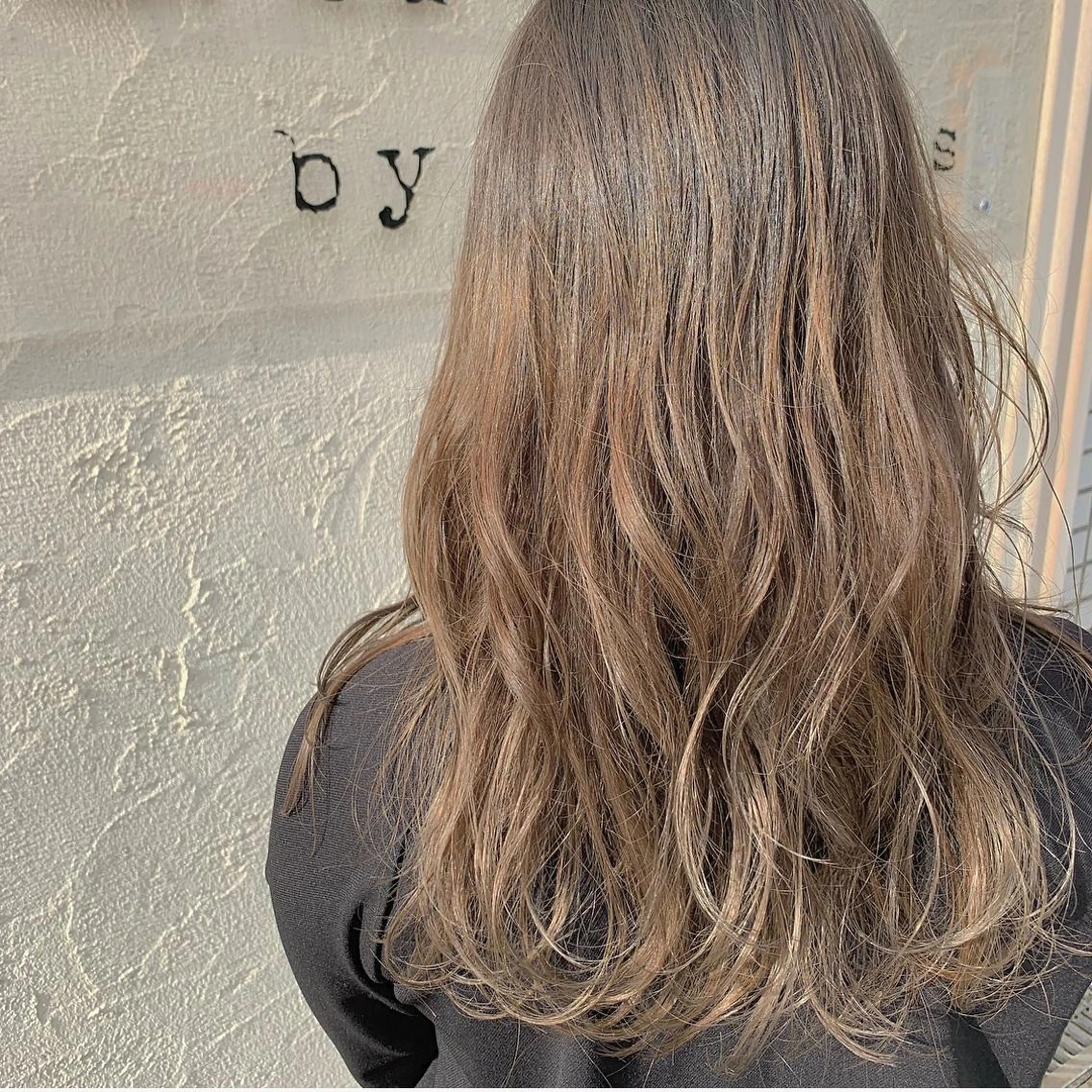 ロング カラー 髪質改善色素改善特化 keiのヘアスタイル