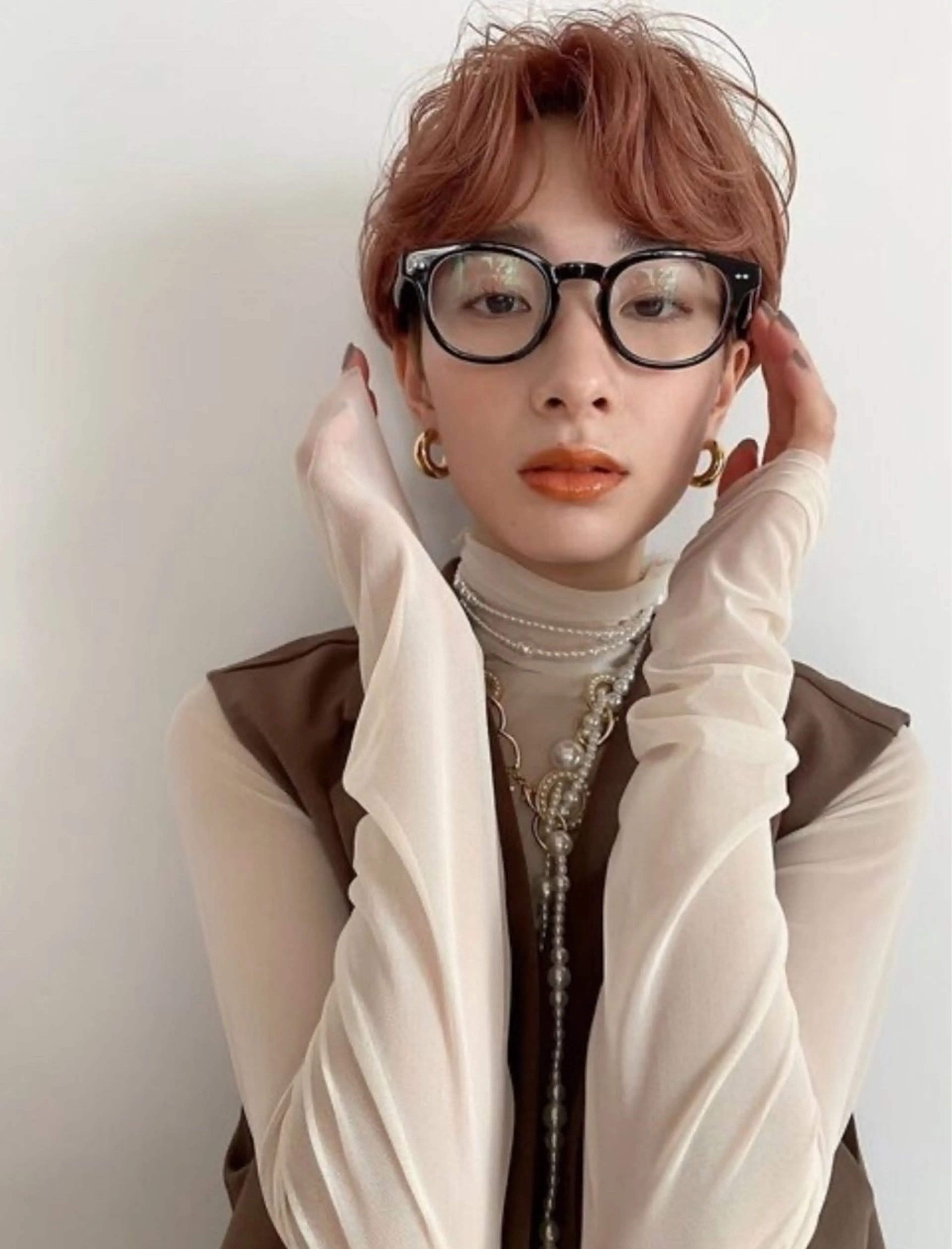カラー yoshino /ナチュラル縮毛のヘアスタイル
