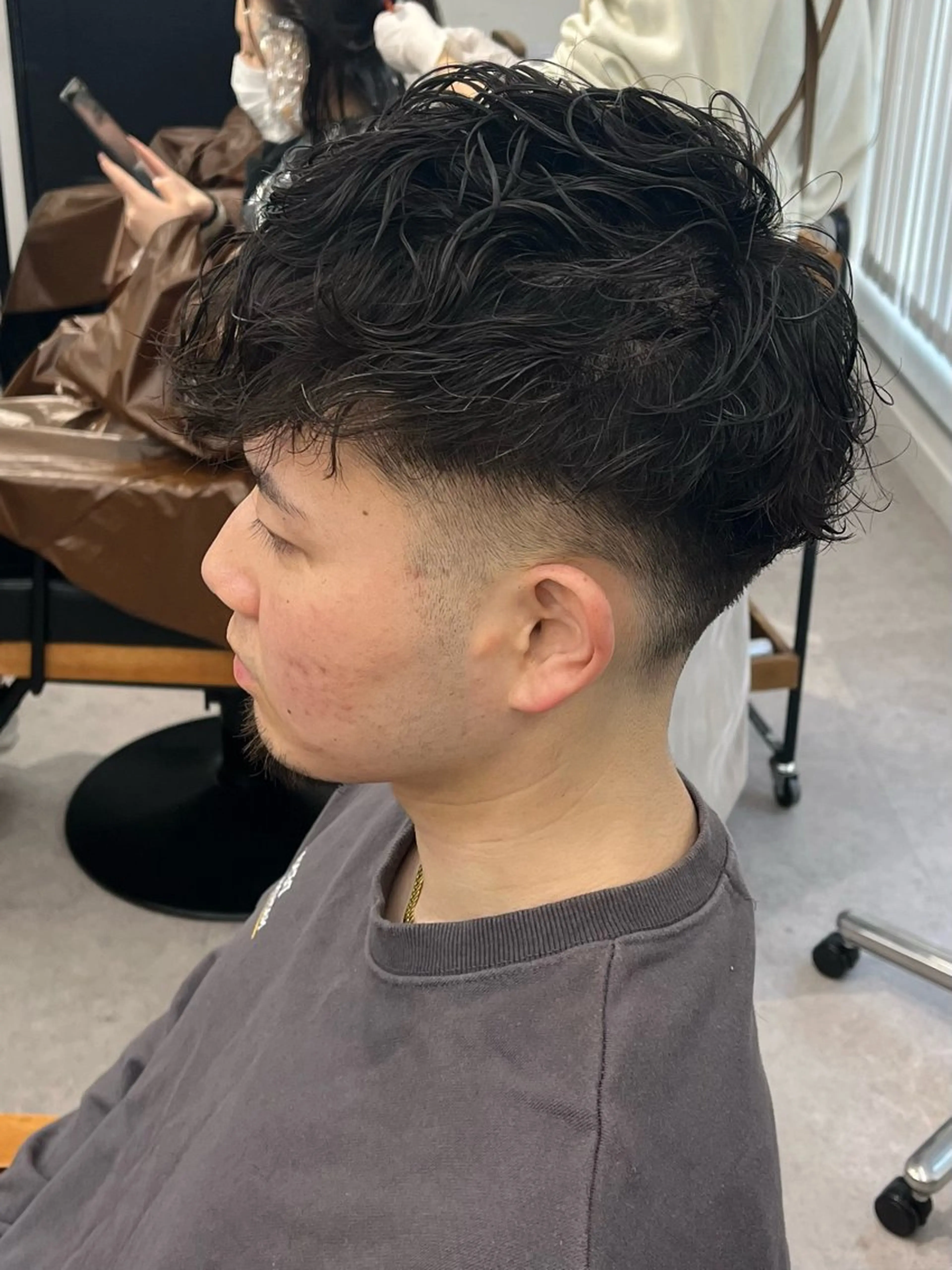 パーマ メンズ カット パーマ ✨ご新規様予約限定 メンズ特化アリサ✨のヘアスタイル