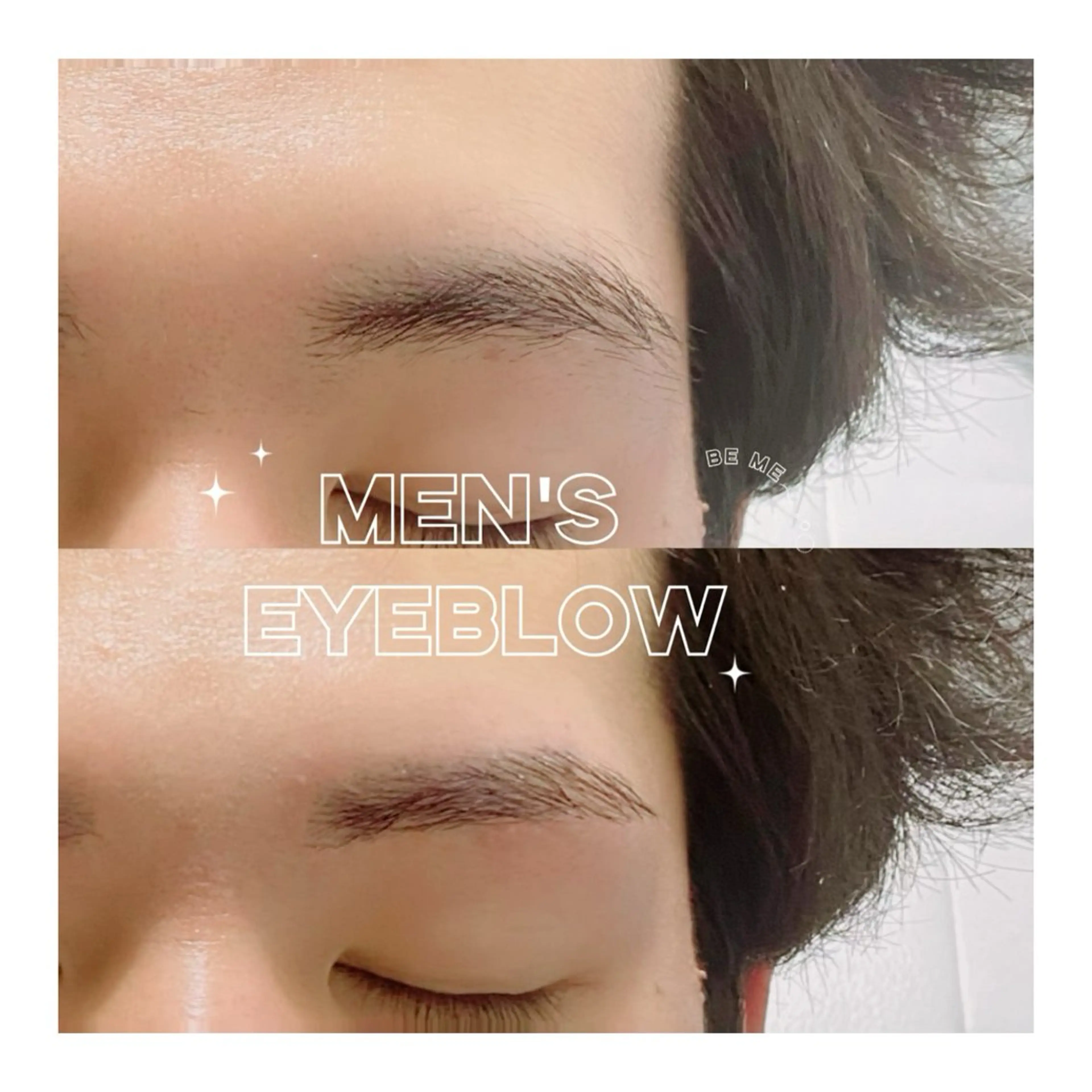 メンズ アイブロウ メンズアイブロウ ワックス脱毛 眉カット その他(アイブロウ) Be me♥ 亀貝景子のマツエク・マツパデザイン