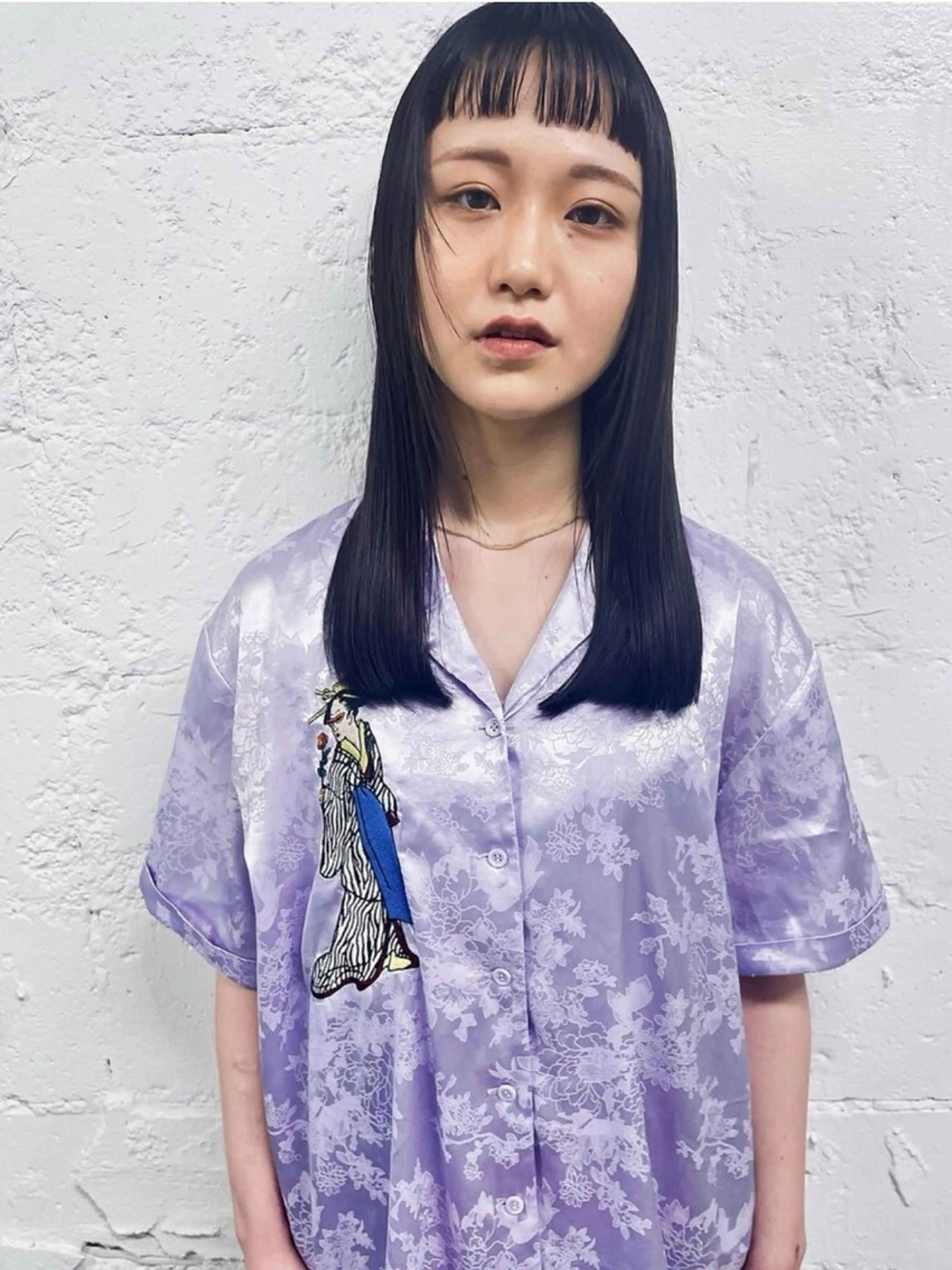 ロング カラー 日向 琴美のヘアスタイル