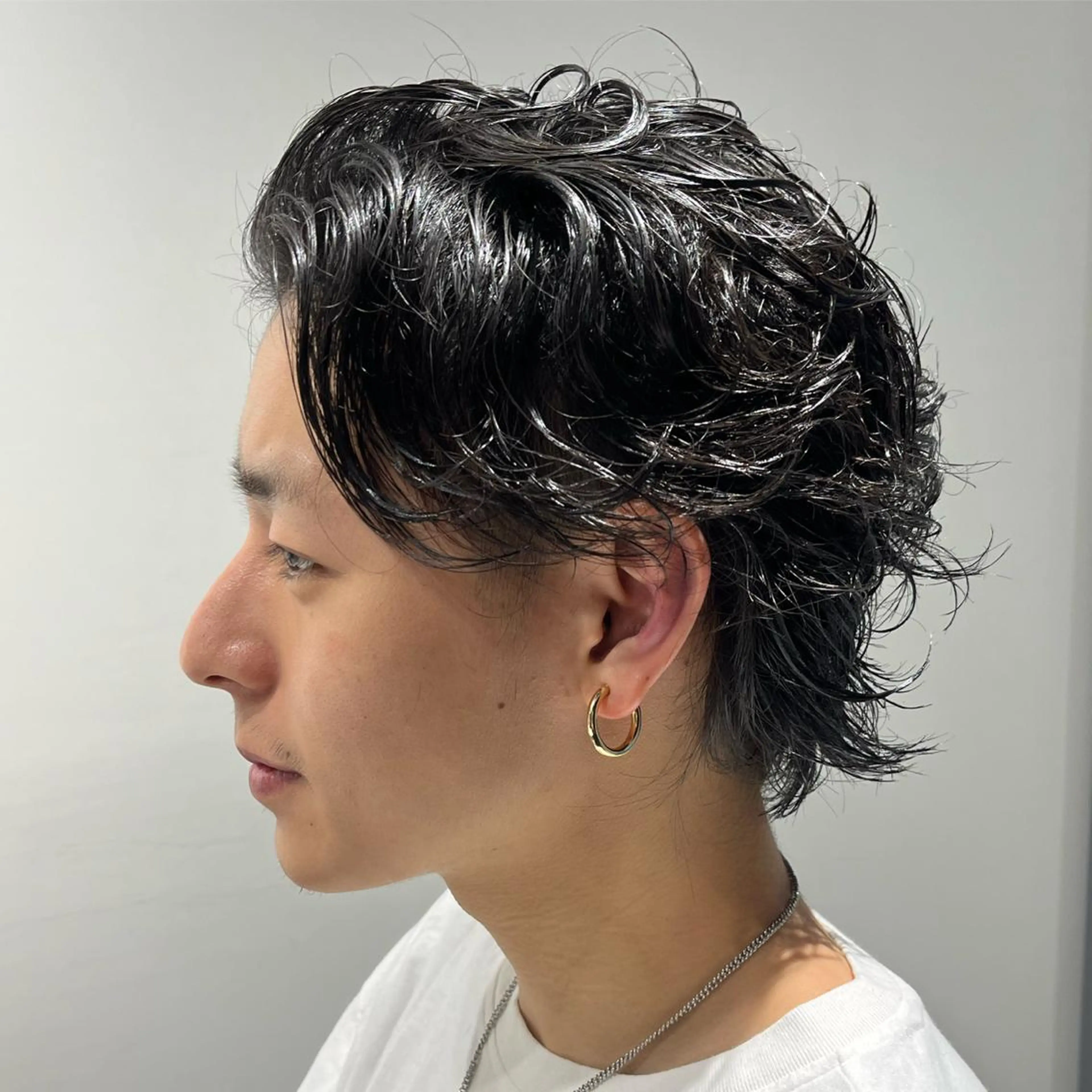 パーマ メンズ 髪質改善∕艶髪∕ マンツーマン施術のヘアスタイル