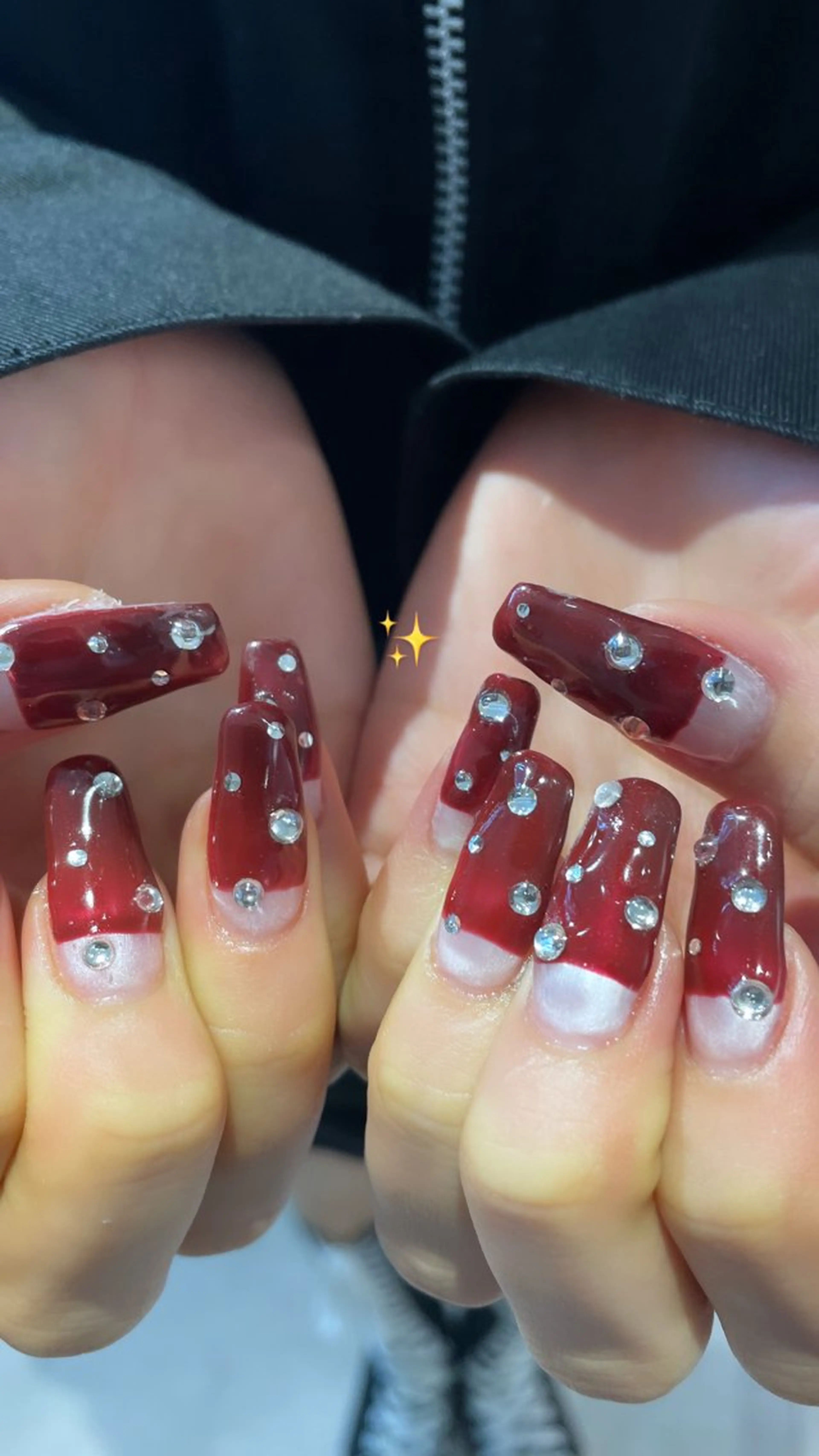 ネイル ジェルネイル パラジェル ハンドネイル hair&nail ☯️アイリ☯️のネイルデザイン