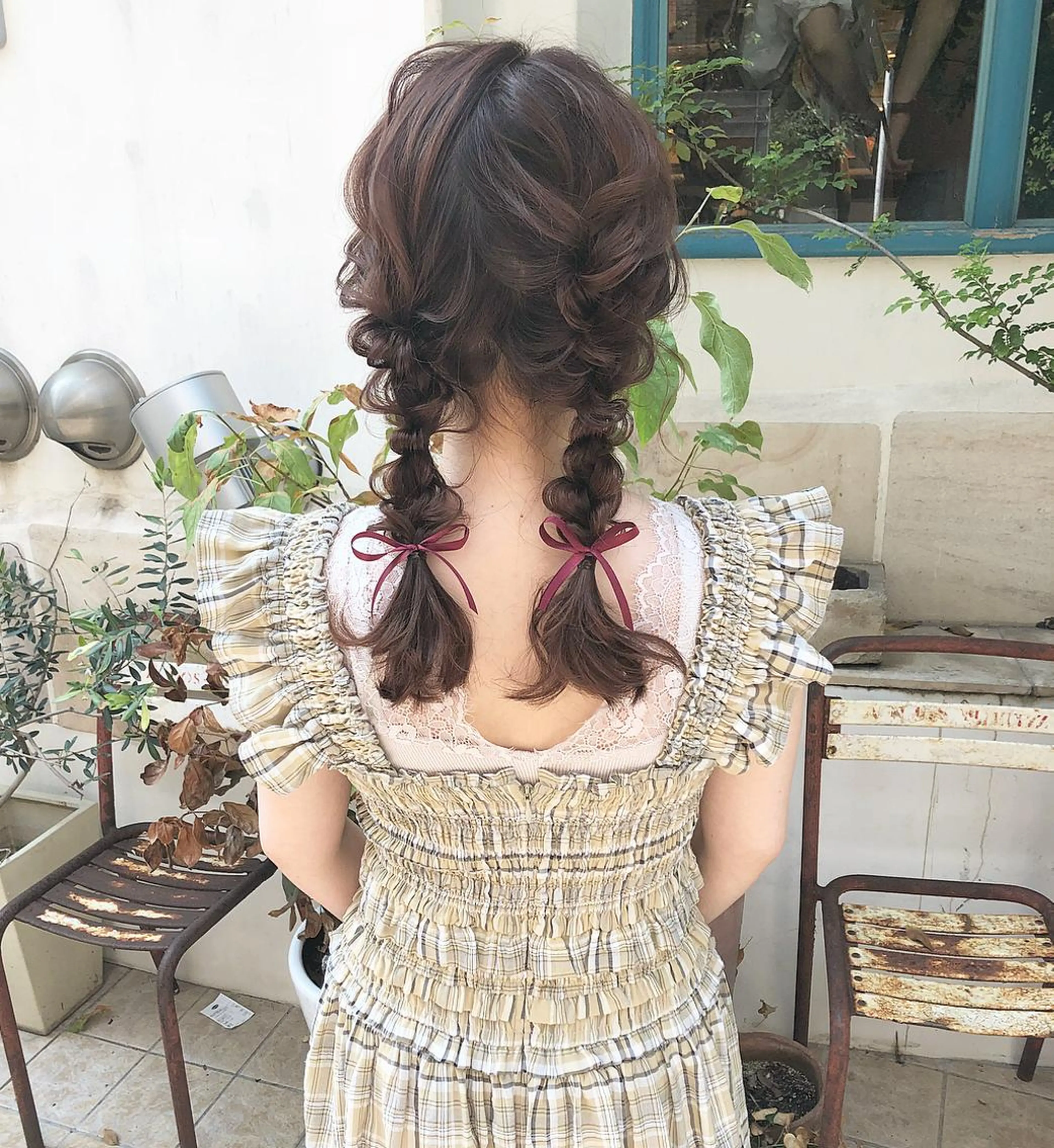 セミロング ヘアアレンジ ツインテール ヘアセット autre所属・大久保 ひでなりのヘアスタイル