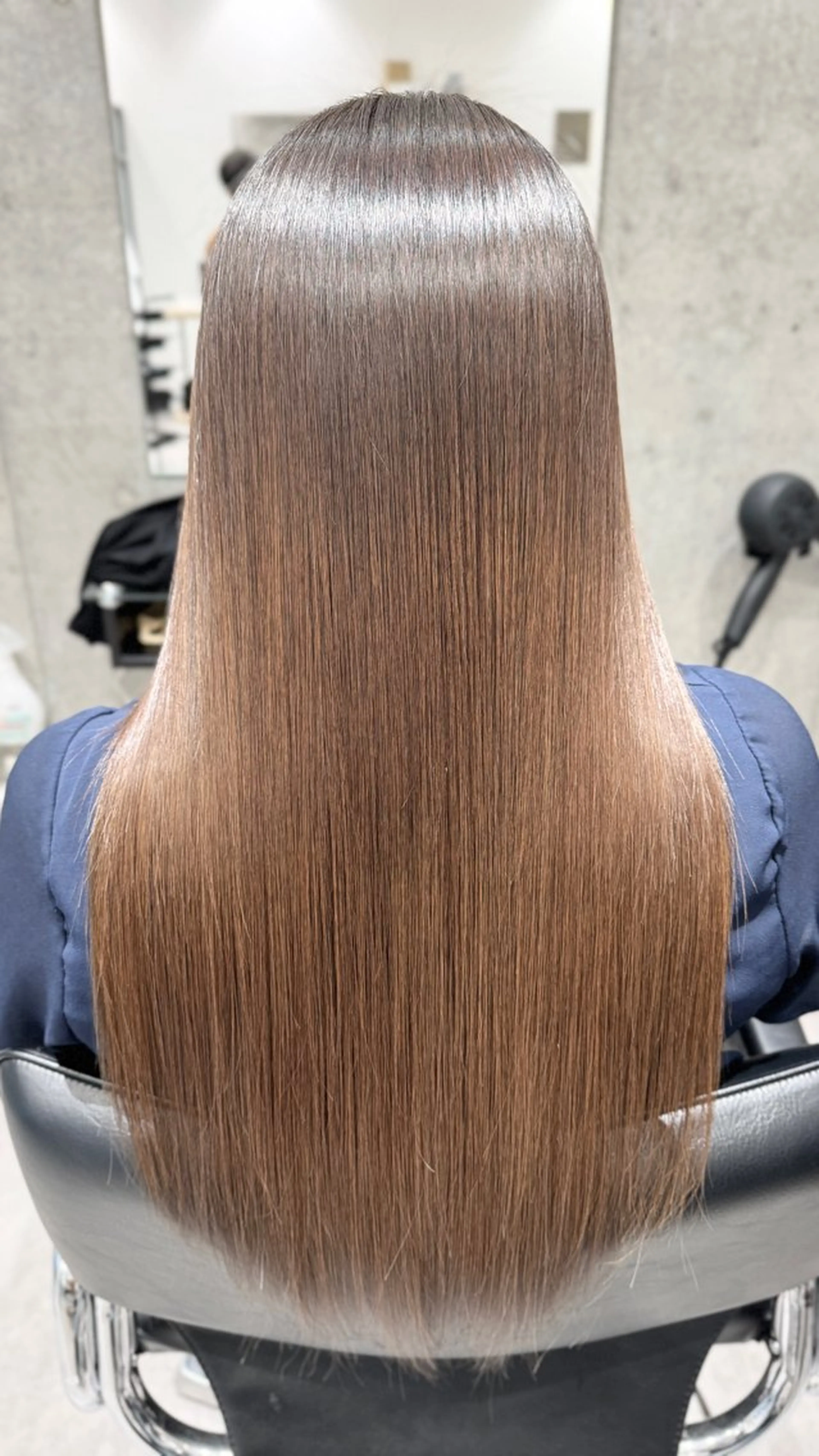 ロング トリートメント トリートメント KenIchi施術者 1%未満ドライカットのヘアスタイル