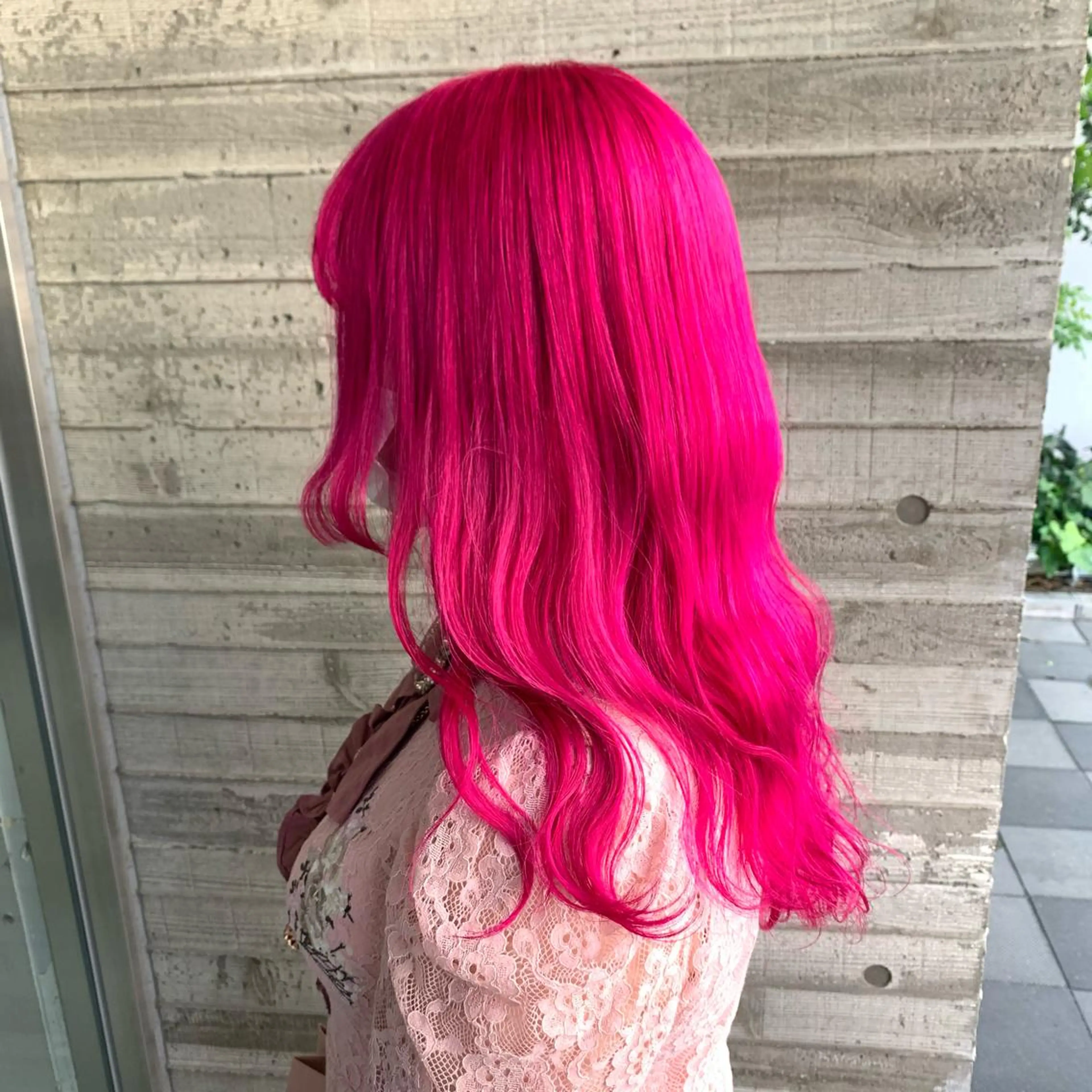 セミロング カラー ピンクカラー メンズ指名多数!! SiLO 田島のヘアスタイル