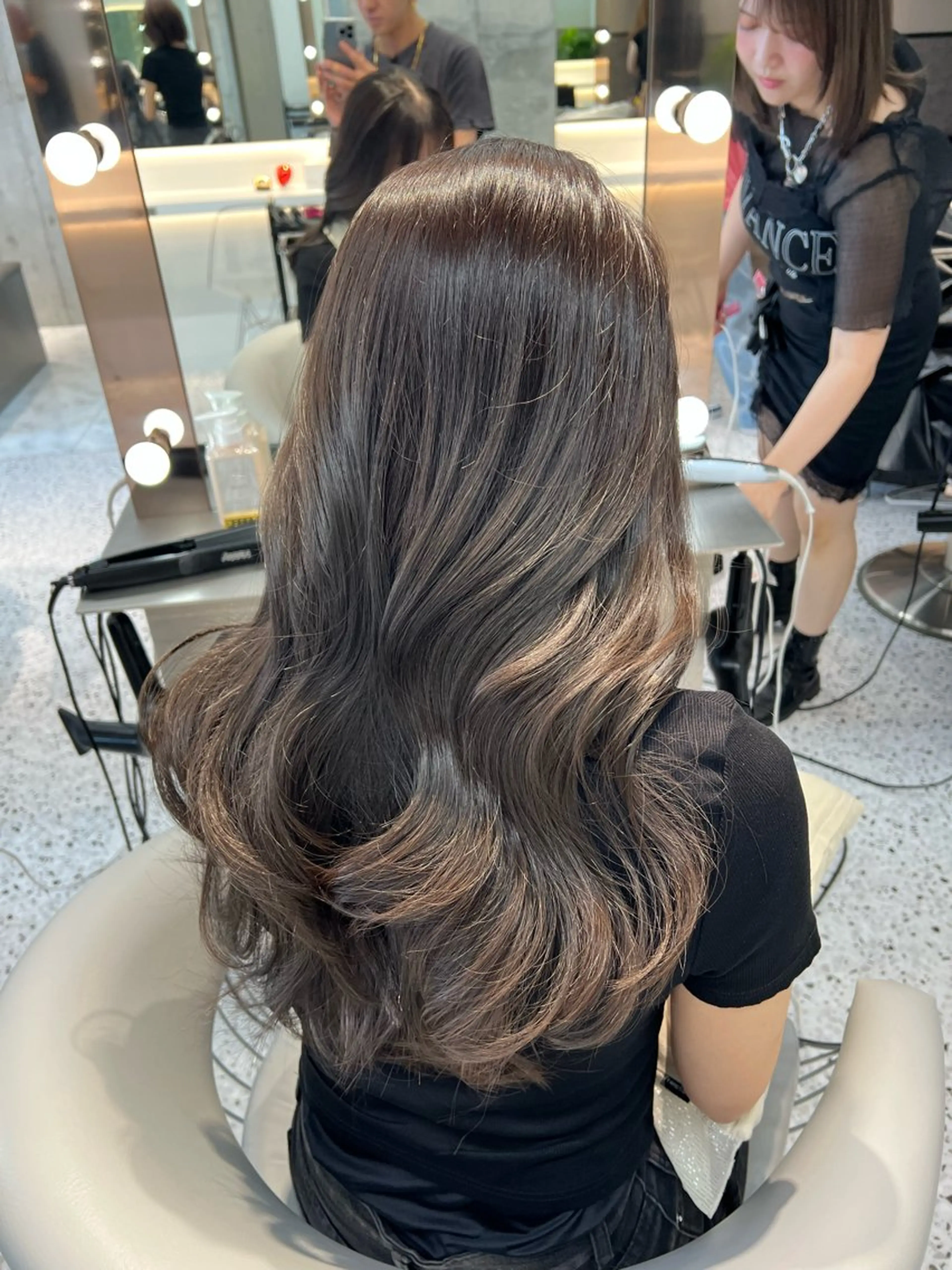 ロング カット ヘアカラー トリートメント 髪質改善 ☘️松井　傑のヘアスタイル