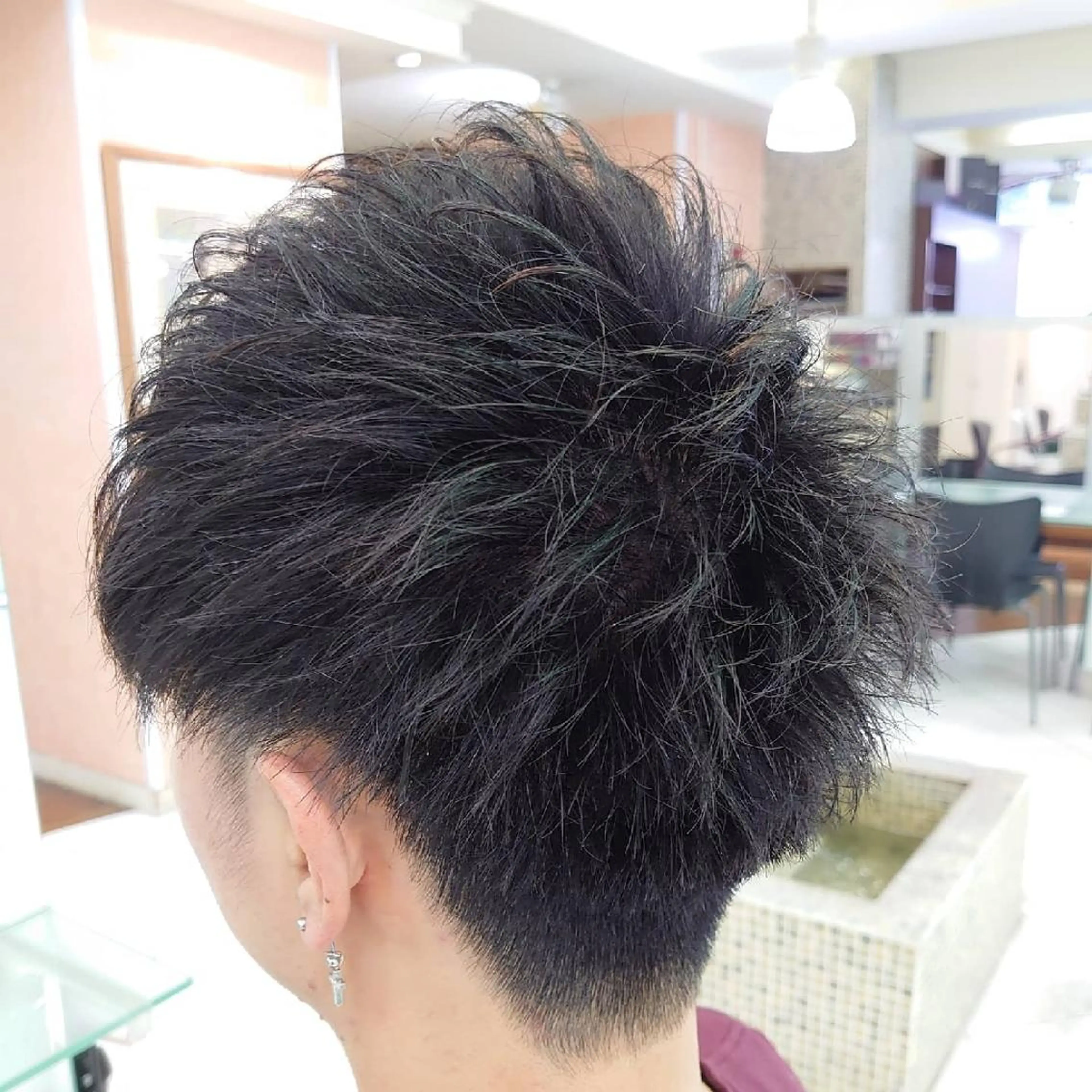 ショート ヘアアレンジ メンズ マッシュ 刈り上げ ショートヘア 🐺一ノ瀬 凌 / デザインウルフ🐺のヘアスタイル