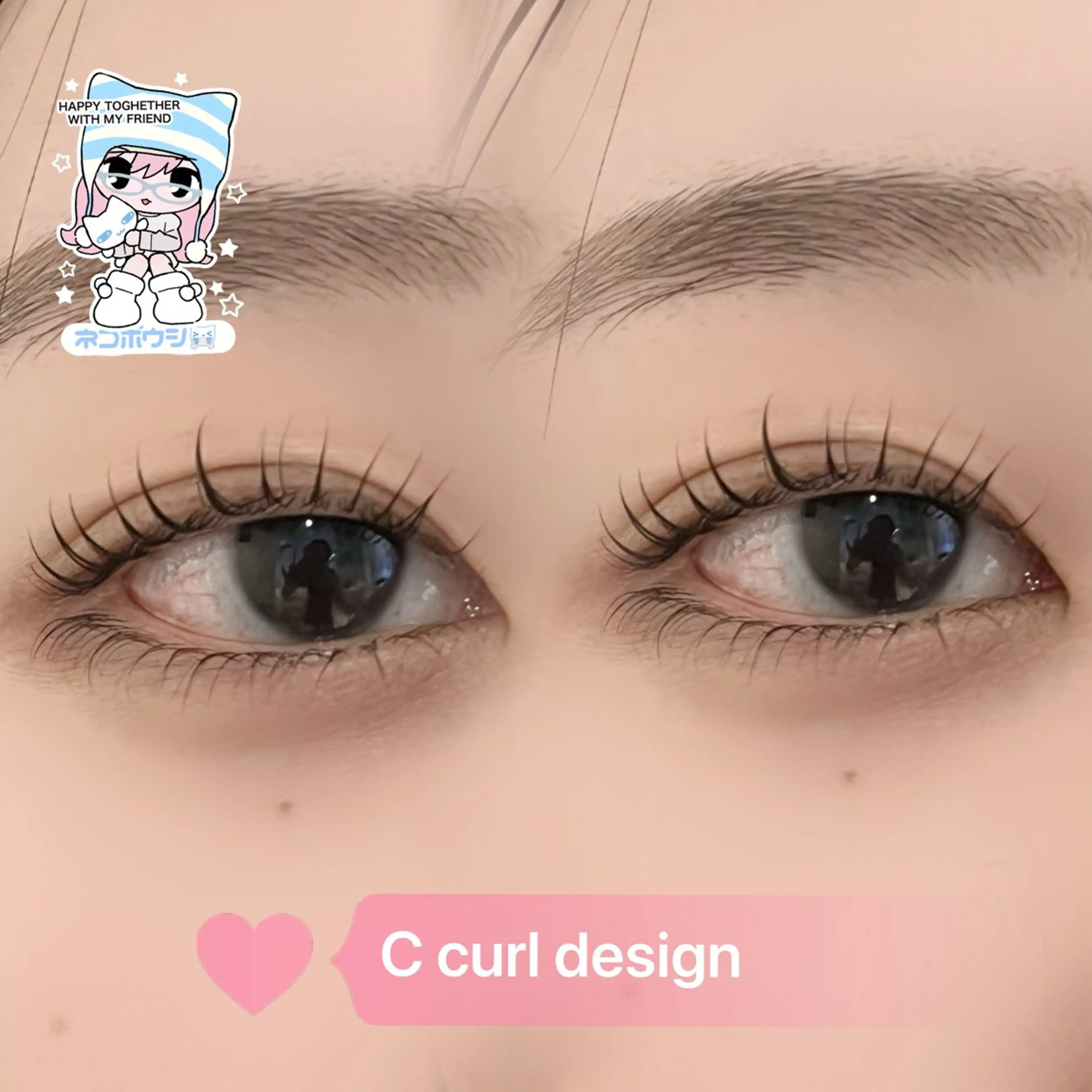 束感仕上げの上下パリorまつ毛パーマ👀👀✨✨の写真