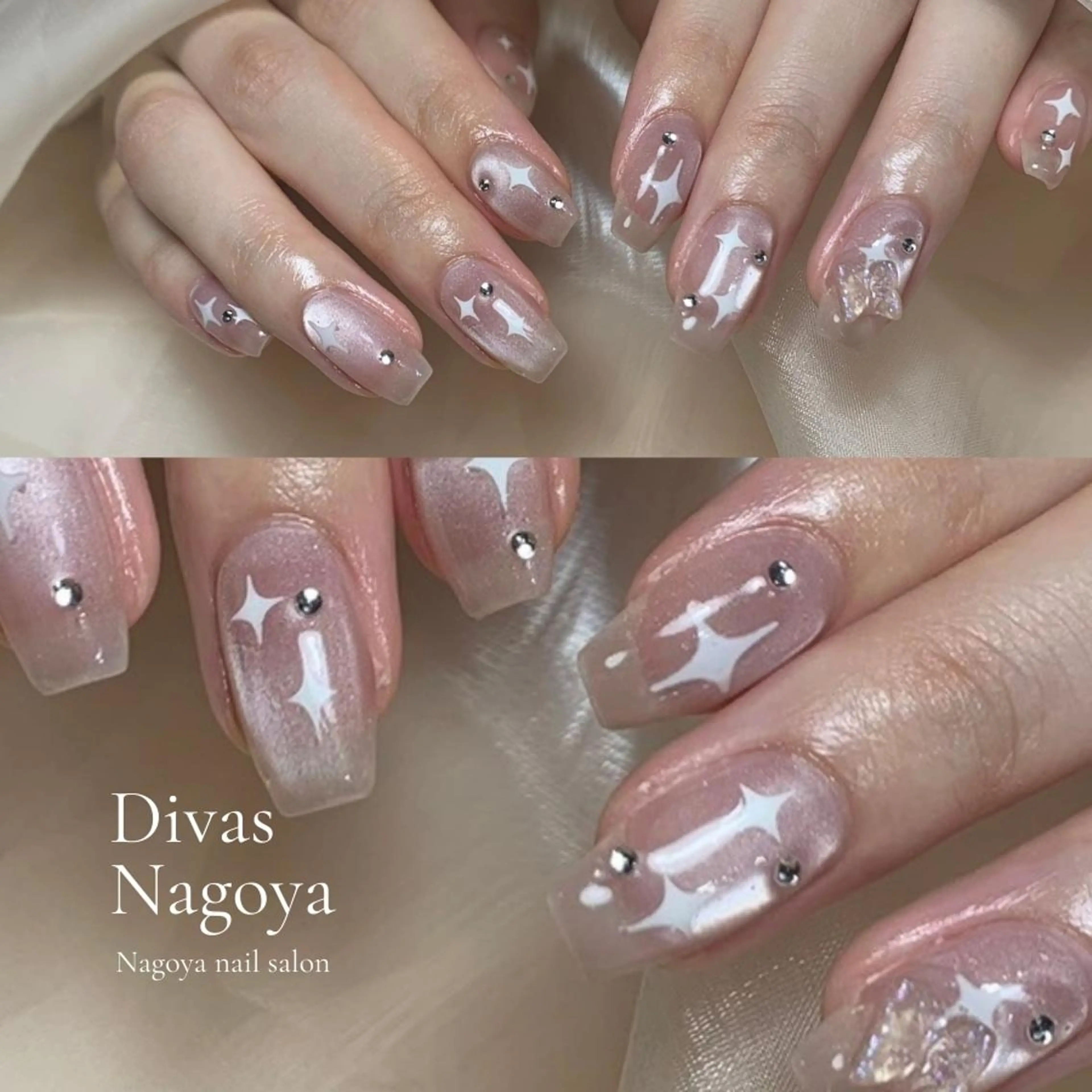 ネイル 長さ出し ジェルネイル 韓国ネイル マグネットネイル 持ち込み 🎀Sakae D.d nail🎀のネイルデザイン