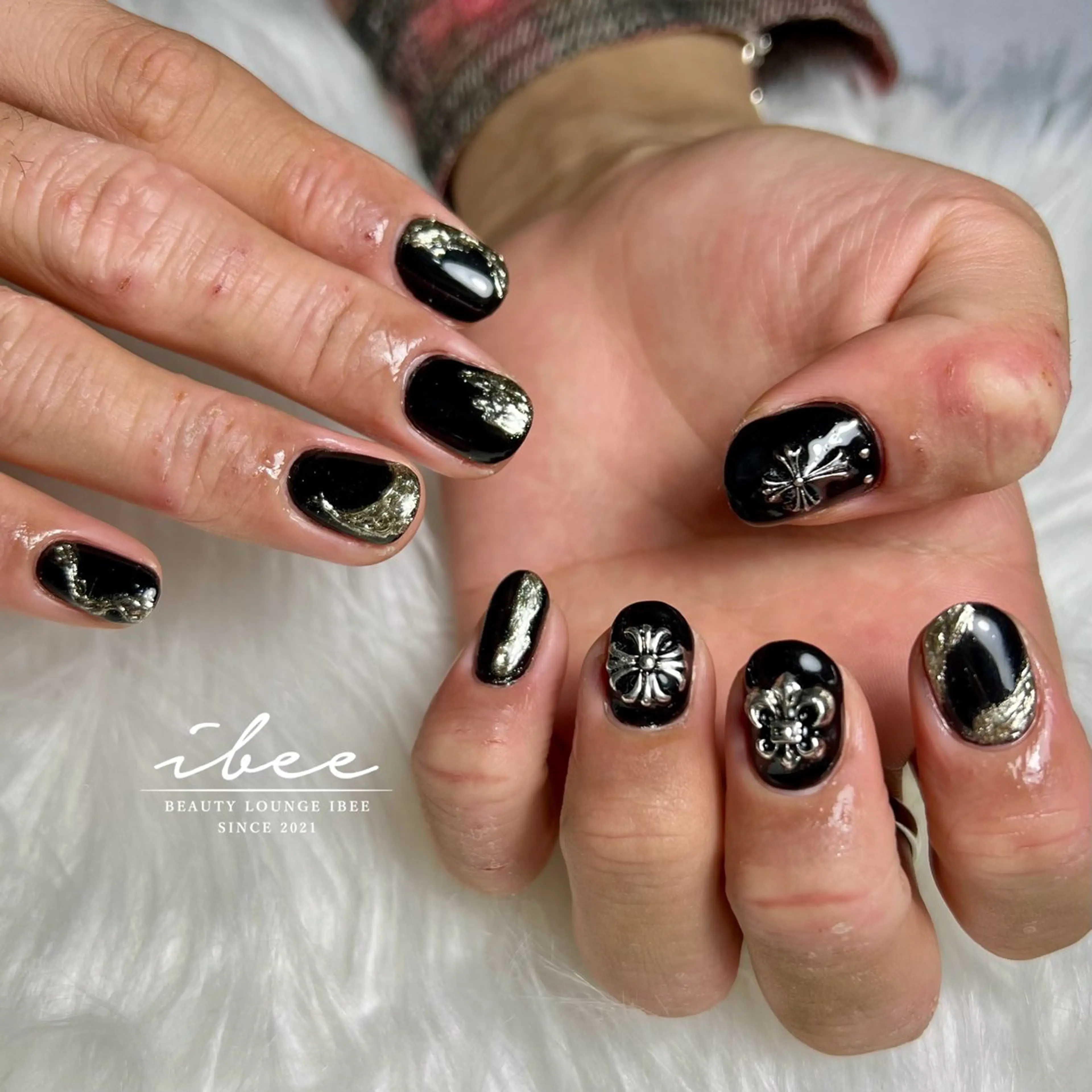 メンズ ネイル ハンドネイル ibee nail 🤍yumiのネイルデザイン