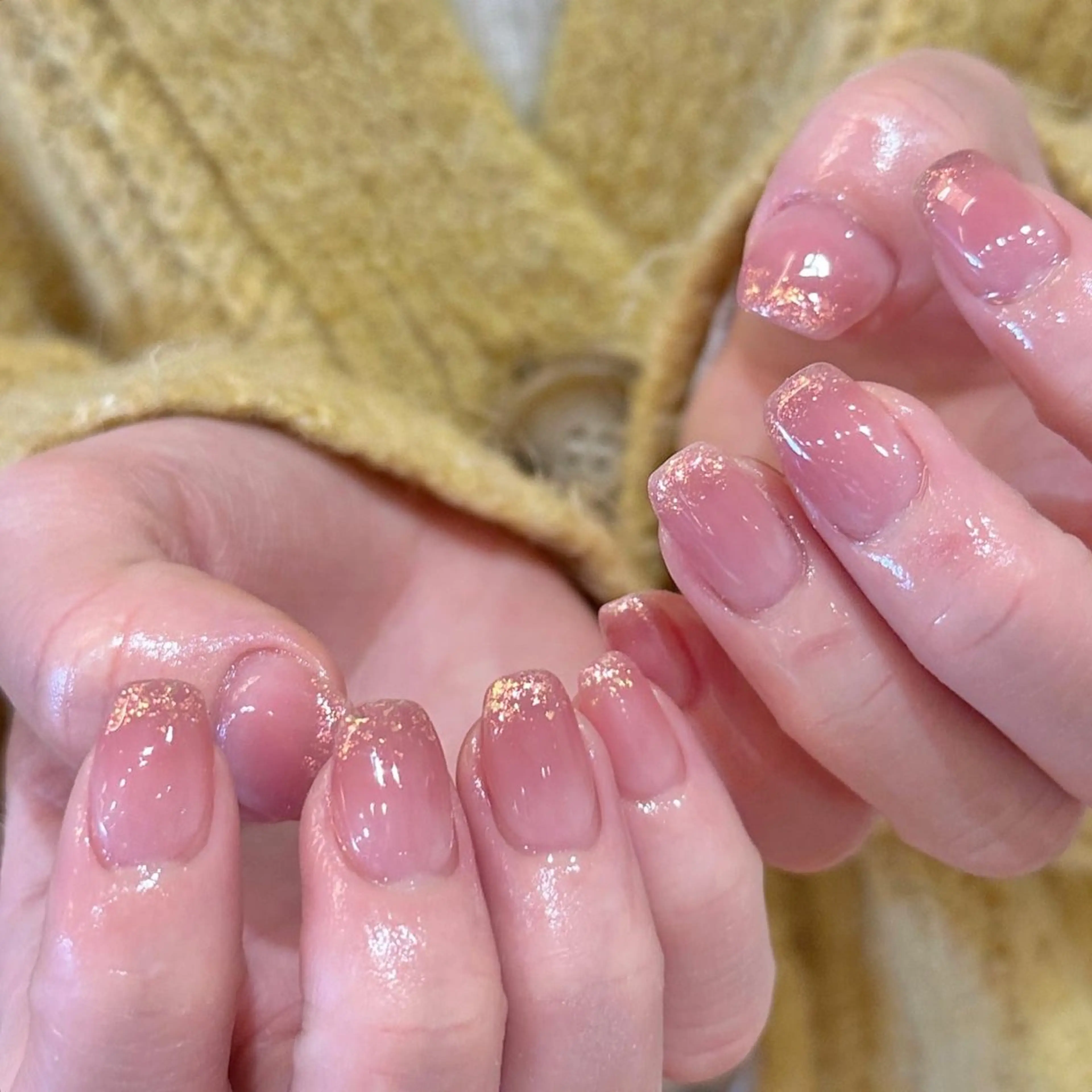 ネイル ハンドネイル 𝕄𝕚𝕪𝕦🤍 自由が丘⌇パラジェルのネイルデザイン