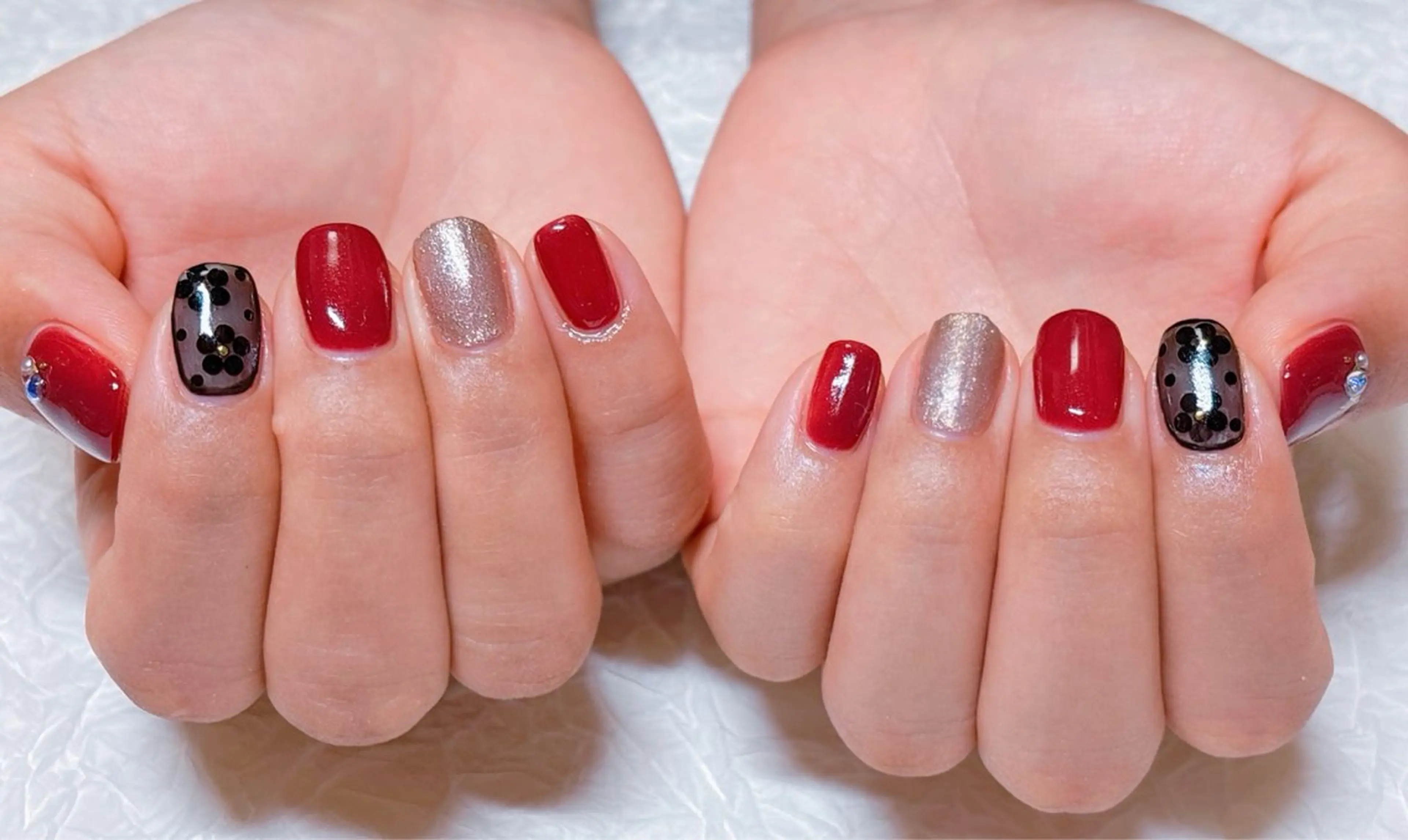ネイル アートネイル オーロラネイル チークネイル フラッシュネイル フットネイル ハンドネイル ゆ か_Nails💫のネイルデザイン