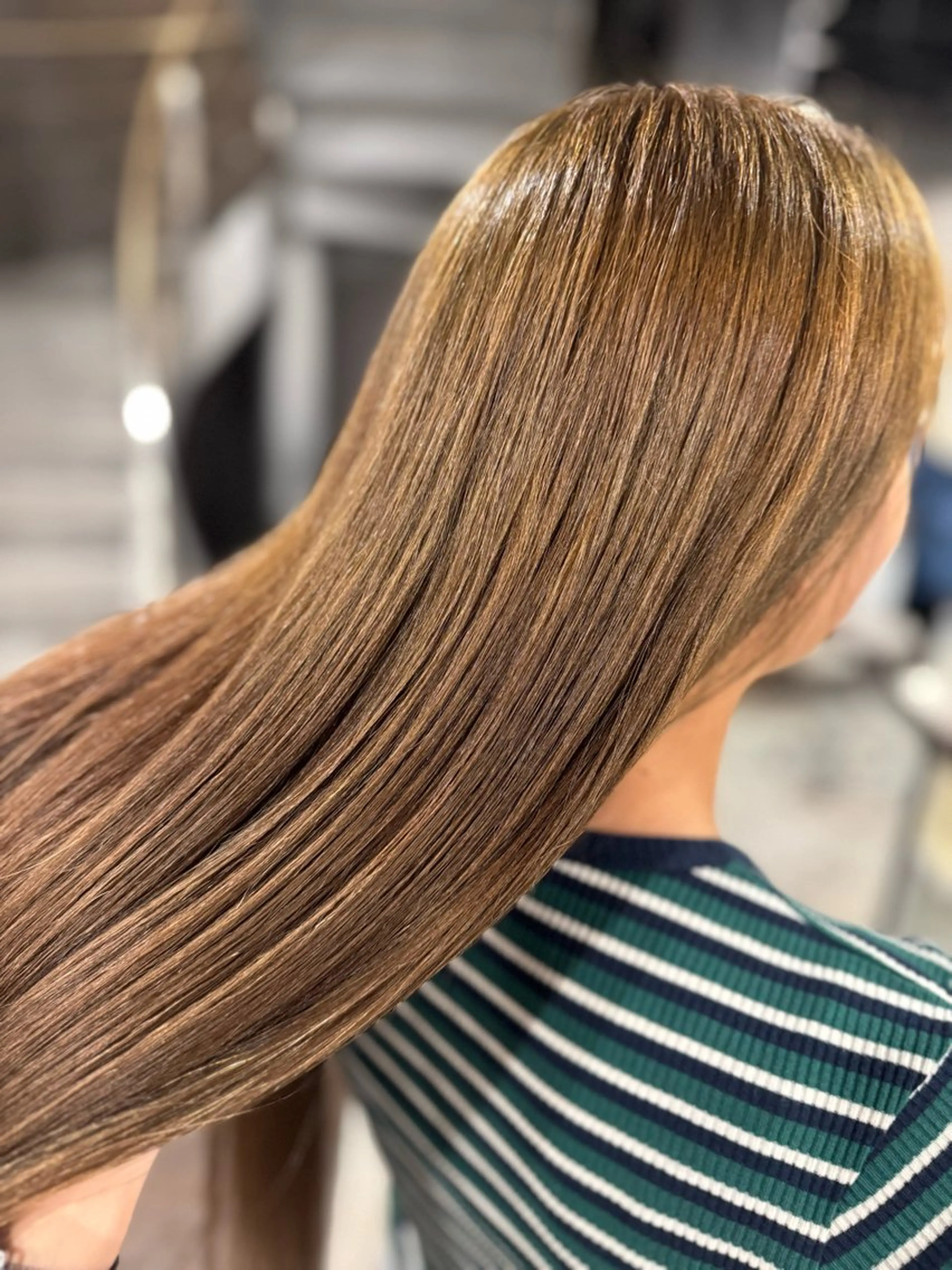 ロング カラー ベージュカラー ブリーチ ダブルカラー ブリーチなしカラー ヘアカラー トリートメント ink Runaのヘアスタイル