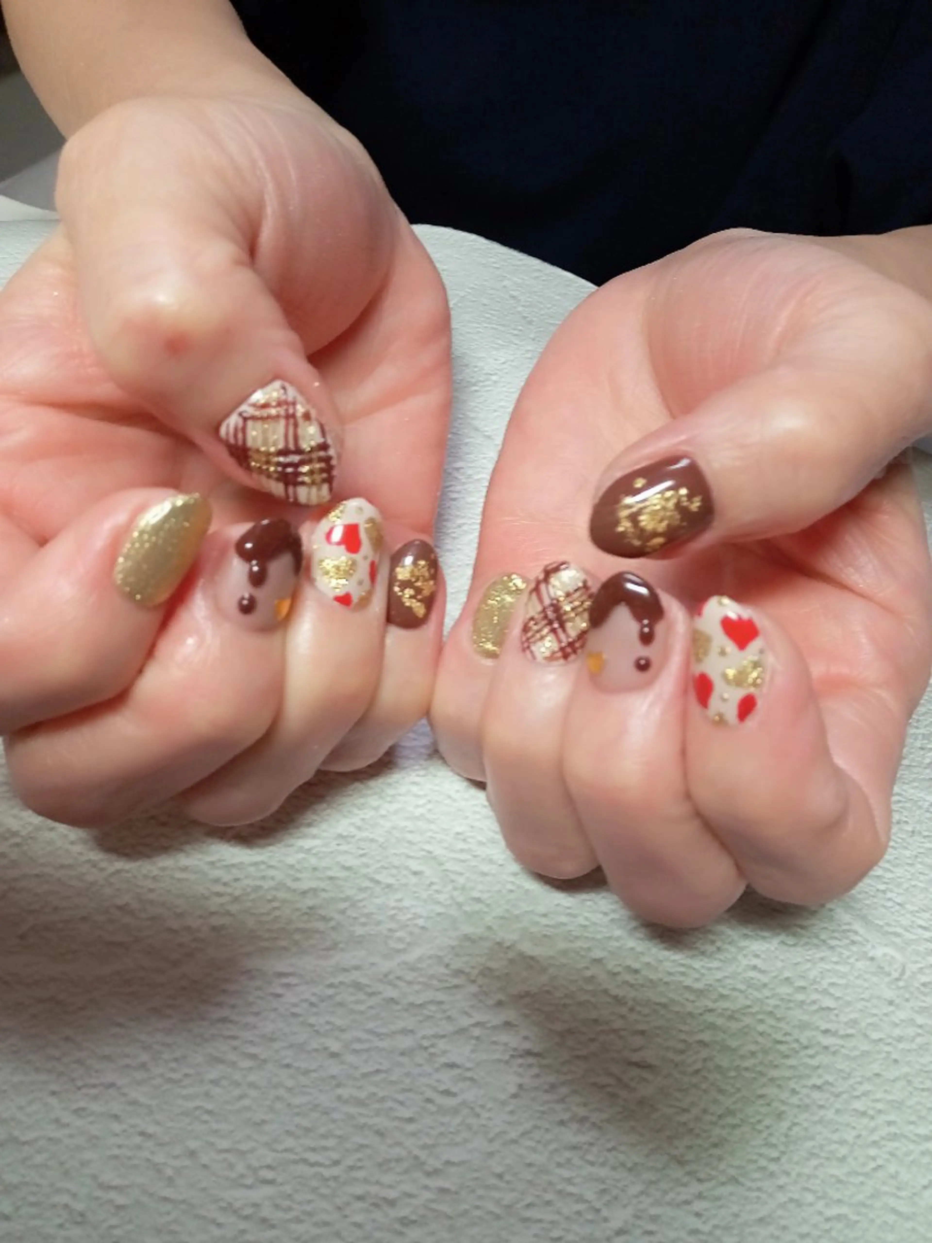 ネイル フレンチネイル ジェルネイル キラキラネイル マグネットネイル ビー玉ネイル ハンドネイル flure de neige yukiのネイルデザイン