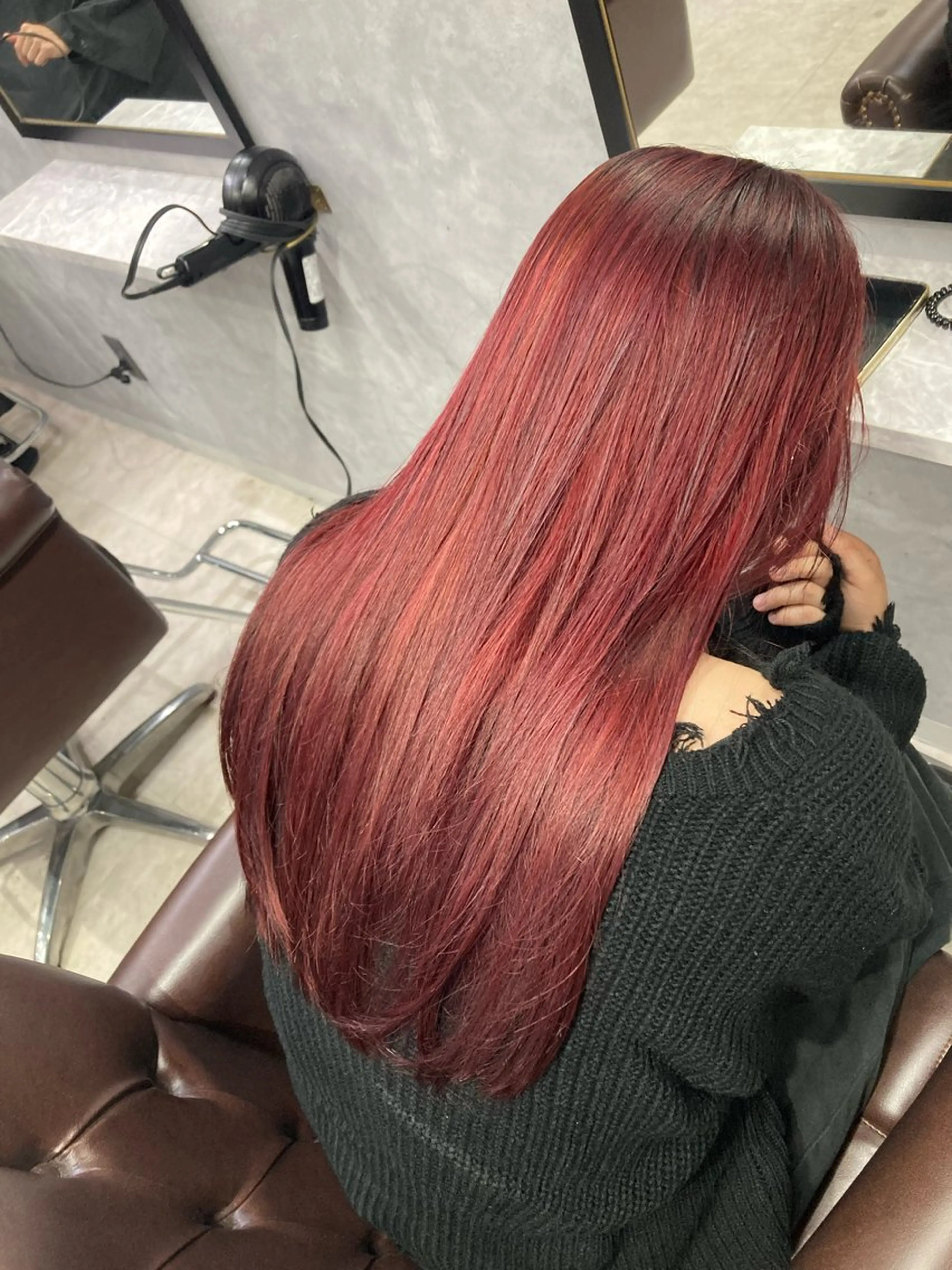 ロング カット ヘアカラー 🐶カラー特化🌈 池袋/ハイトーン/陸のヘアスタイル