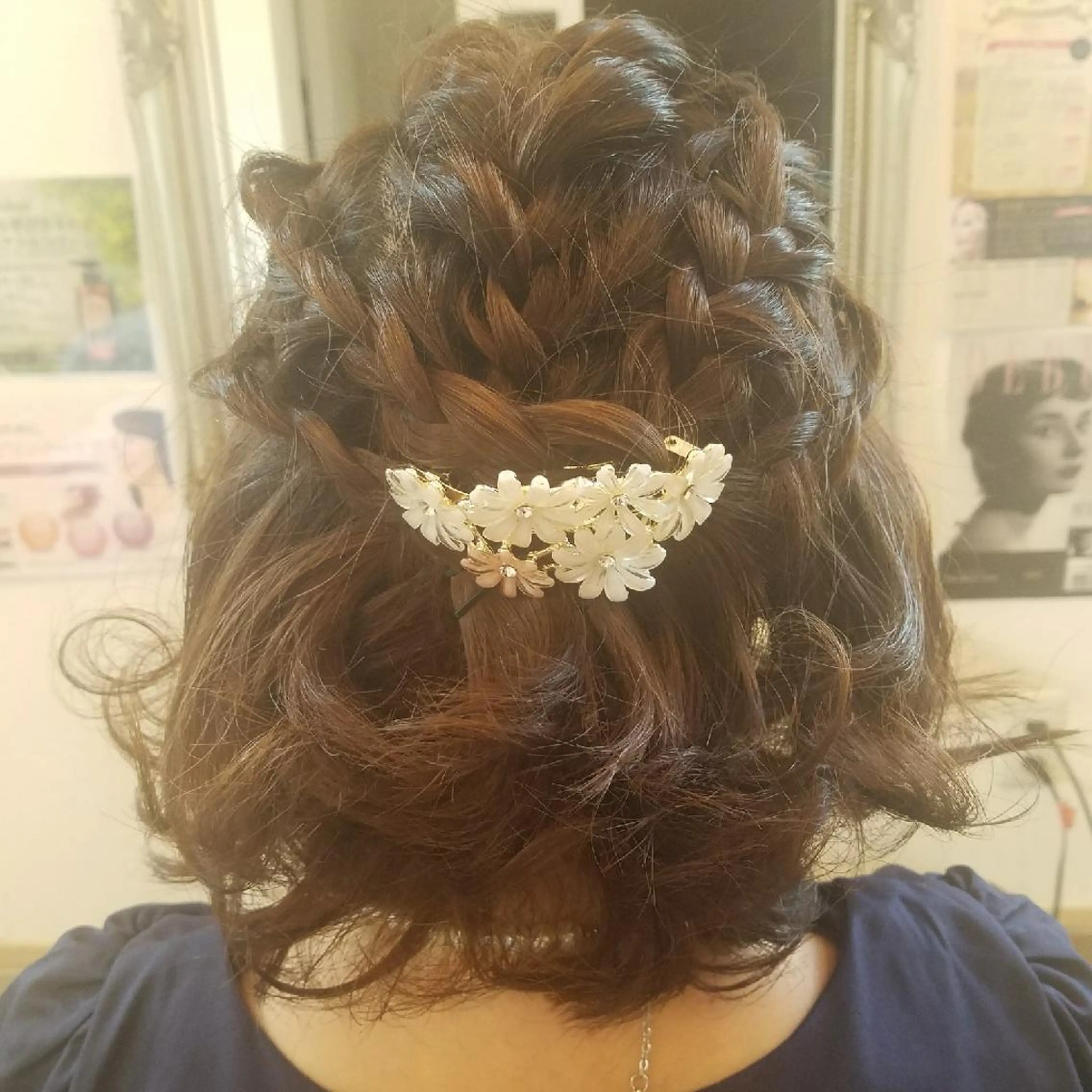 ヘアアレンジ ハーフアップ Hair＆beauty BRY所属・hair& beauty BRYのマツエク・マツパデザイン