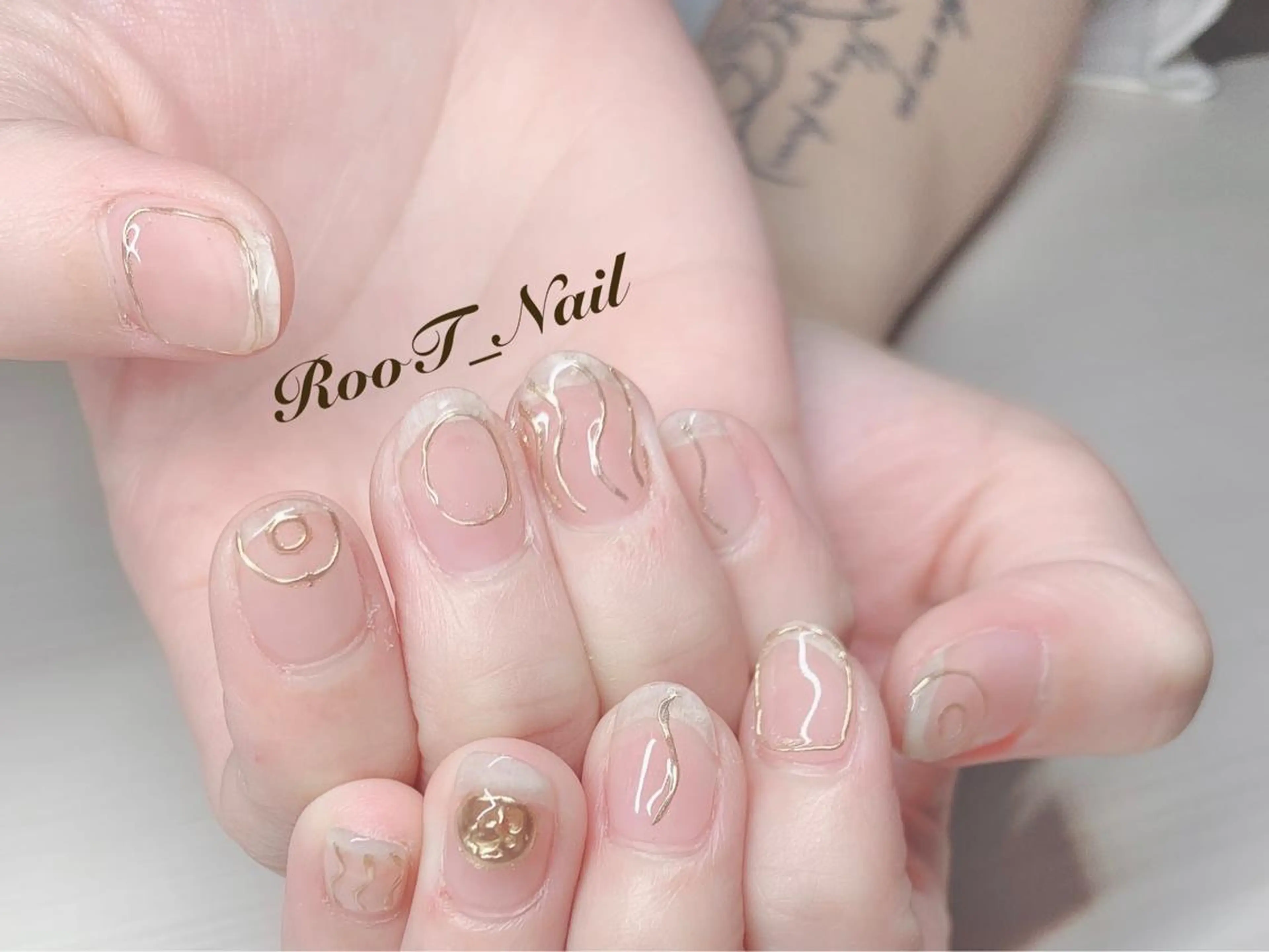 メンズ ネイル アートネイル ハンドネイル RooT Nailのネイルデザイン