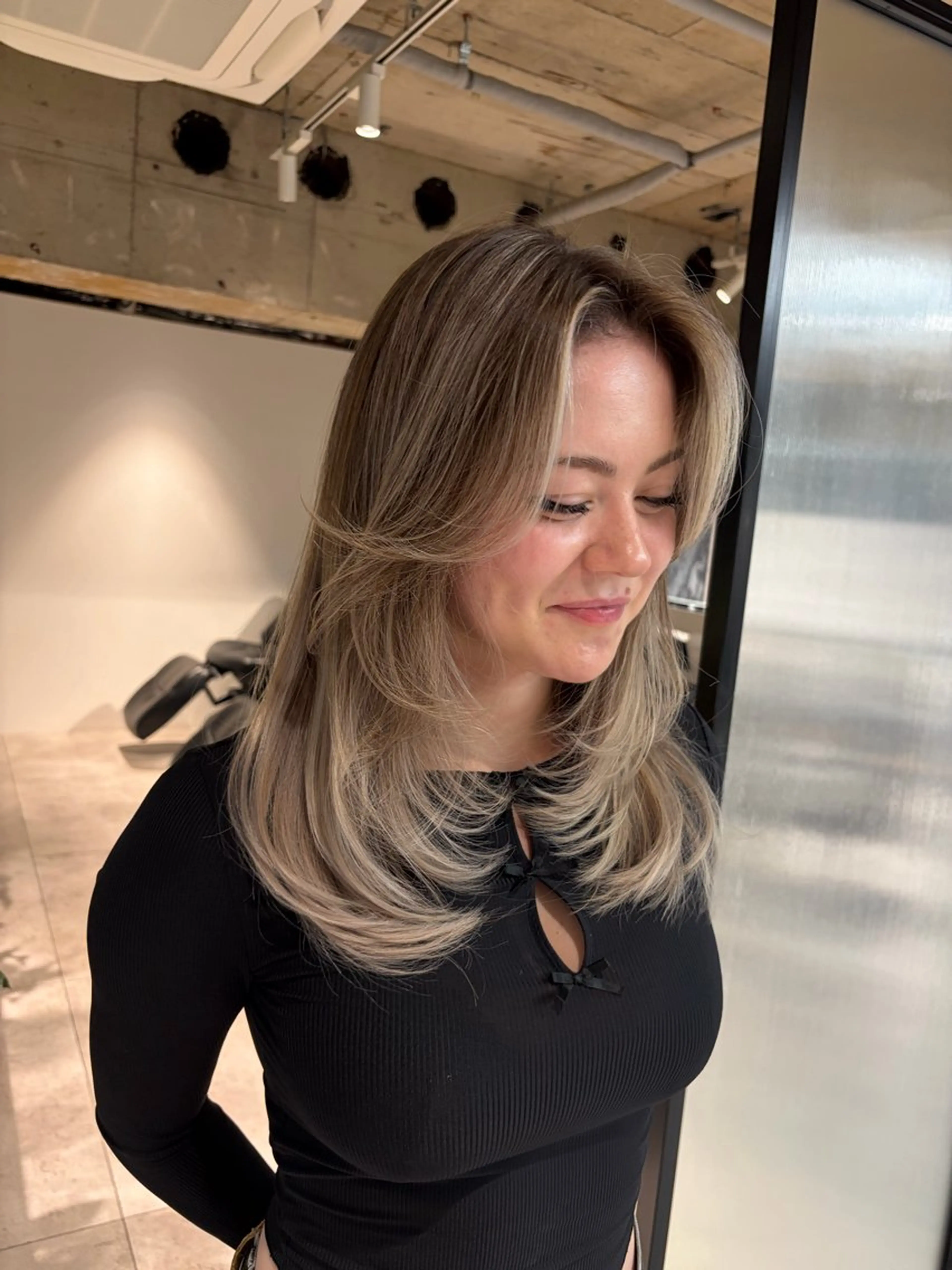 ロング 池谷 玲哉のヘアスタイル