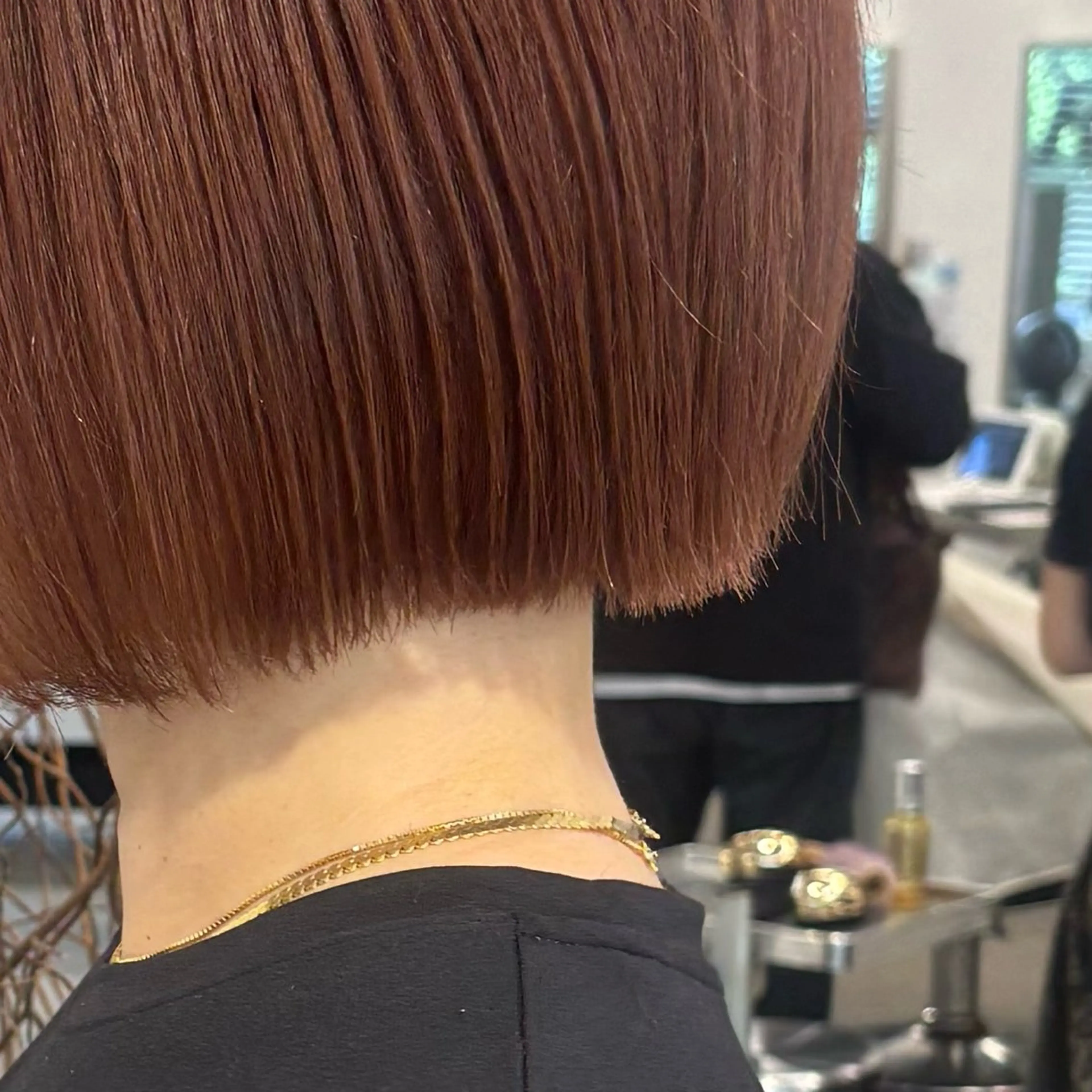 ショート カラー 髪質改善/縮毛矯正/ 暖色カラー🎀🪞のヘアスタイル
